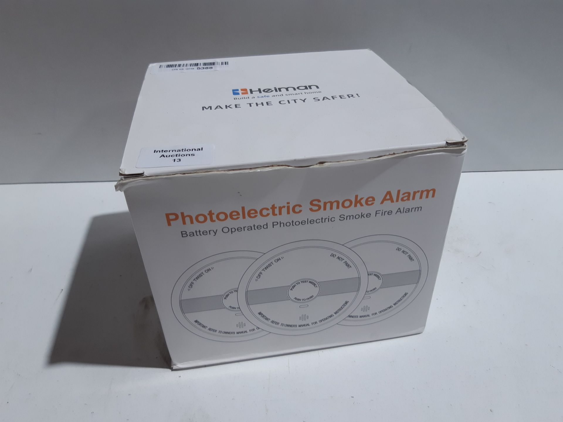 RRP £53.76 HEIMAN Wireless Interconnected Smoke Alarm Detector - Image 2 of 2