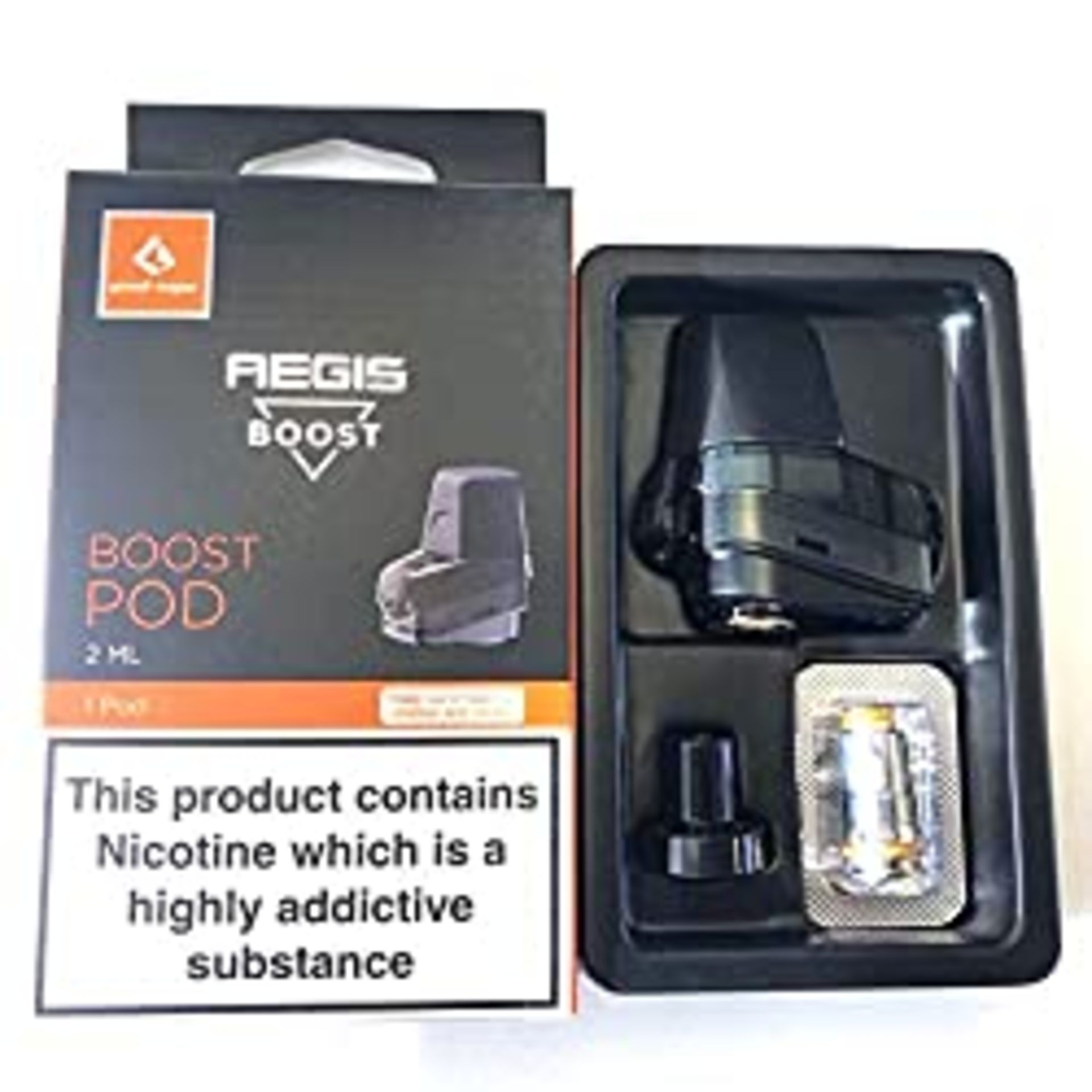 RRP £12.24 Geekvape Aegis Boost Replacement Pod with 2 coils for