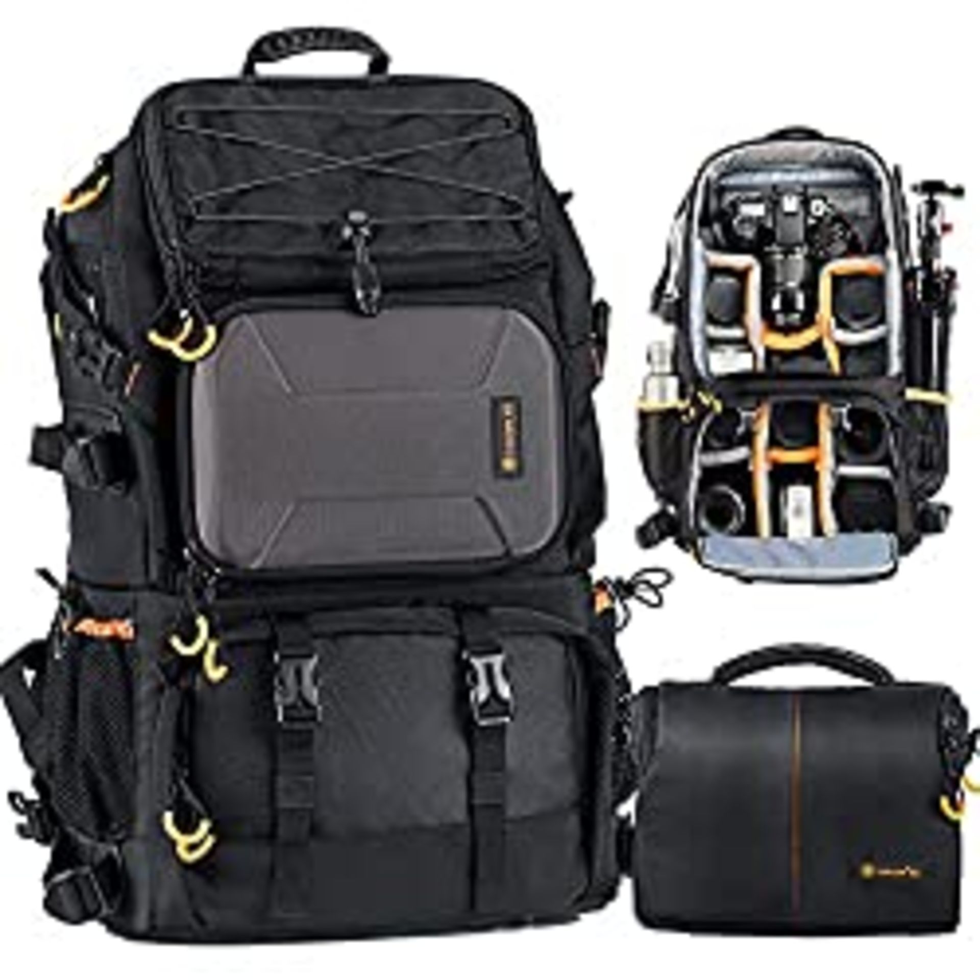 RRP £93.98 TARION Camera Backpack Large 2-in-1 with Extra Camera Bag for SLR D-SLR