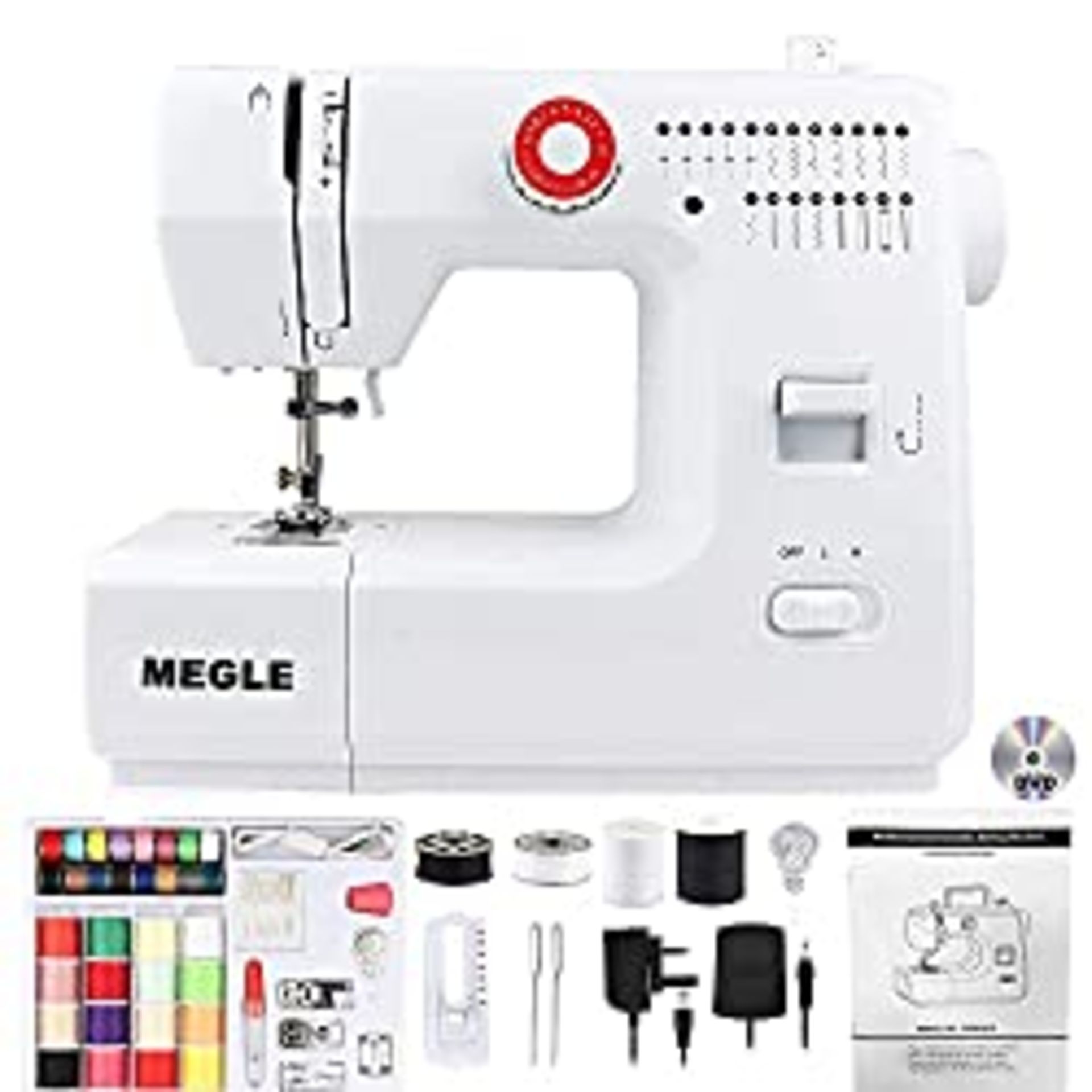 RRP £79.99 Sewing Machine for beginners with Instructional DVD