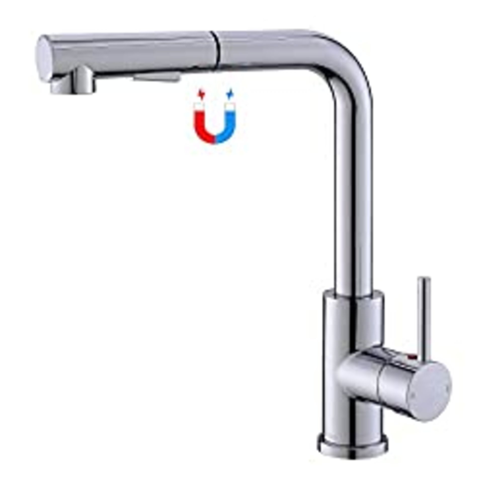 RRP £55.99 Tohlar Kitchen Sink Mixer Taps Chrome with Magnetic