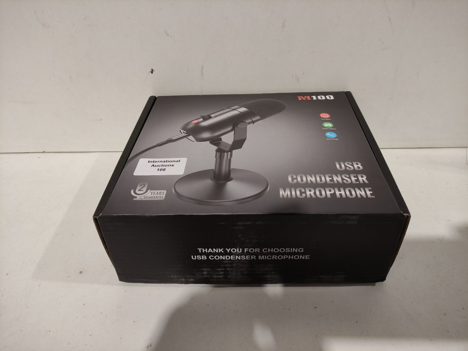 RRP £35.98 NJSJ USB Microphone for Recording and Streaming on PC and Mac Game Streaming - Image 2 of 2