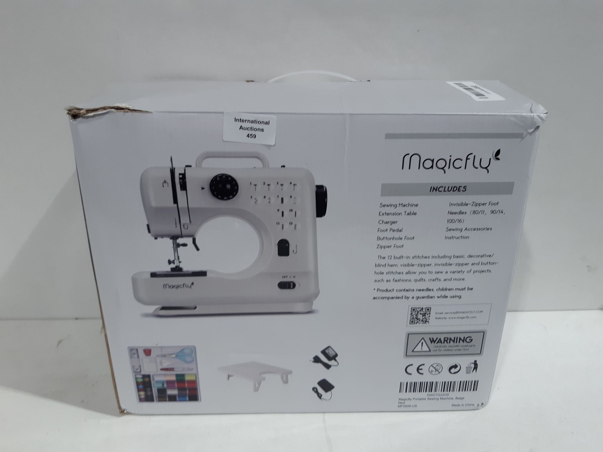 RRP £62.99 Magicfly Portable Sewing Machine for Beginner - Image 2 of 2