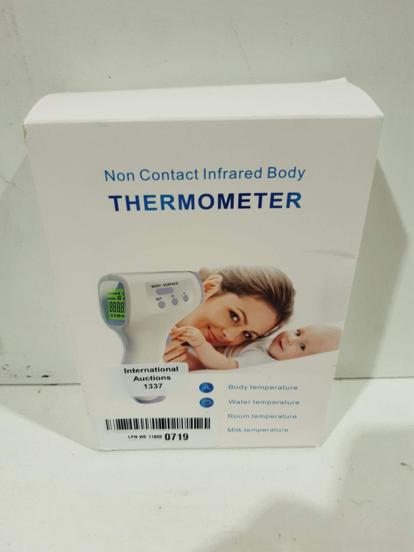 RRP £10.19 TPZ No Touch Infrared Forehead Thermometer | Non-Contact - Image 2 of 2