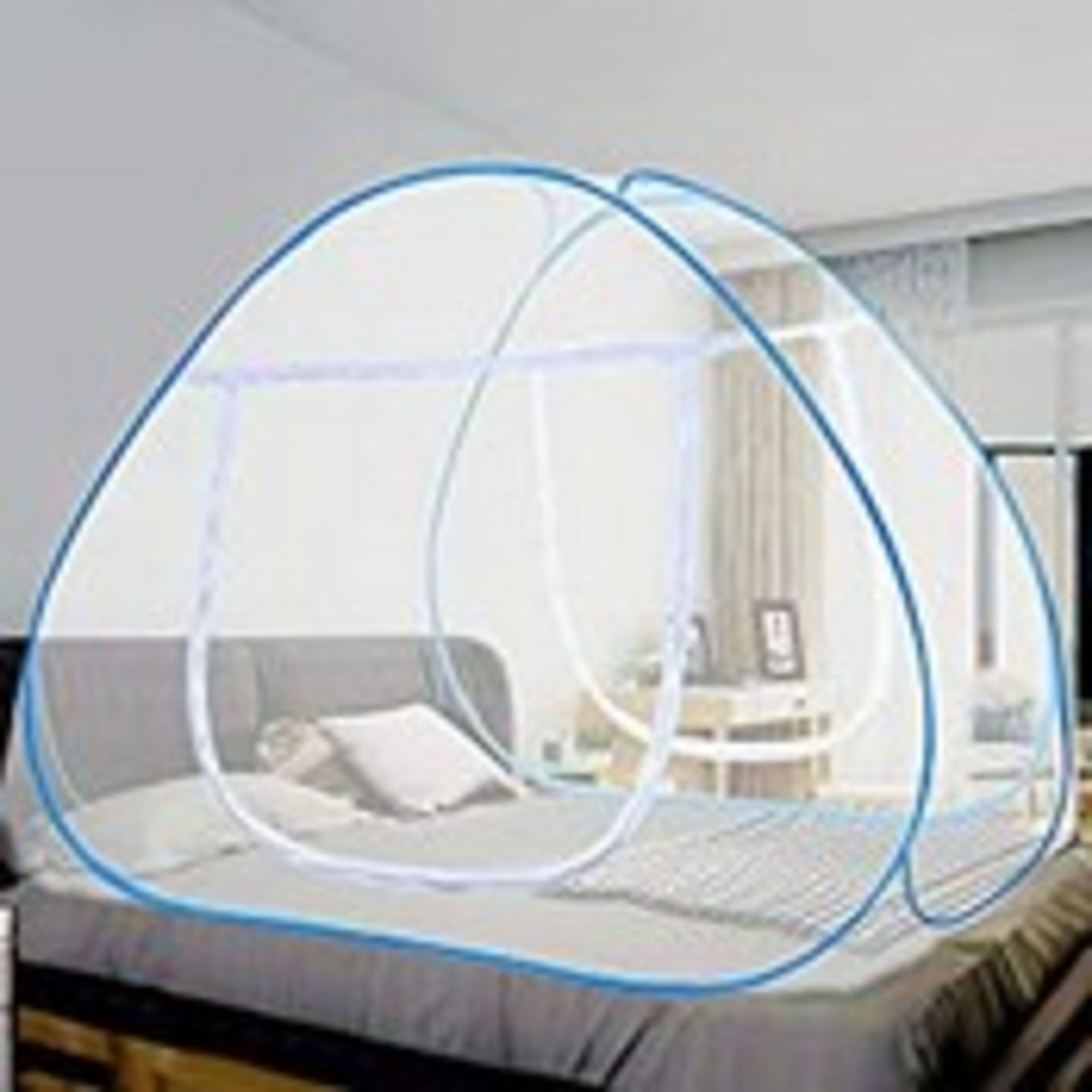 RRP £29.30 Vangold Mosquito Net Bed Canopy Pop Up Foldable Double