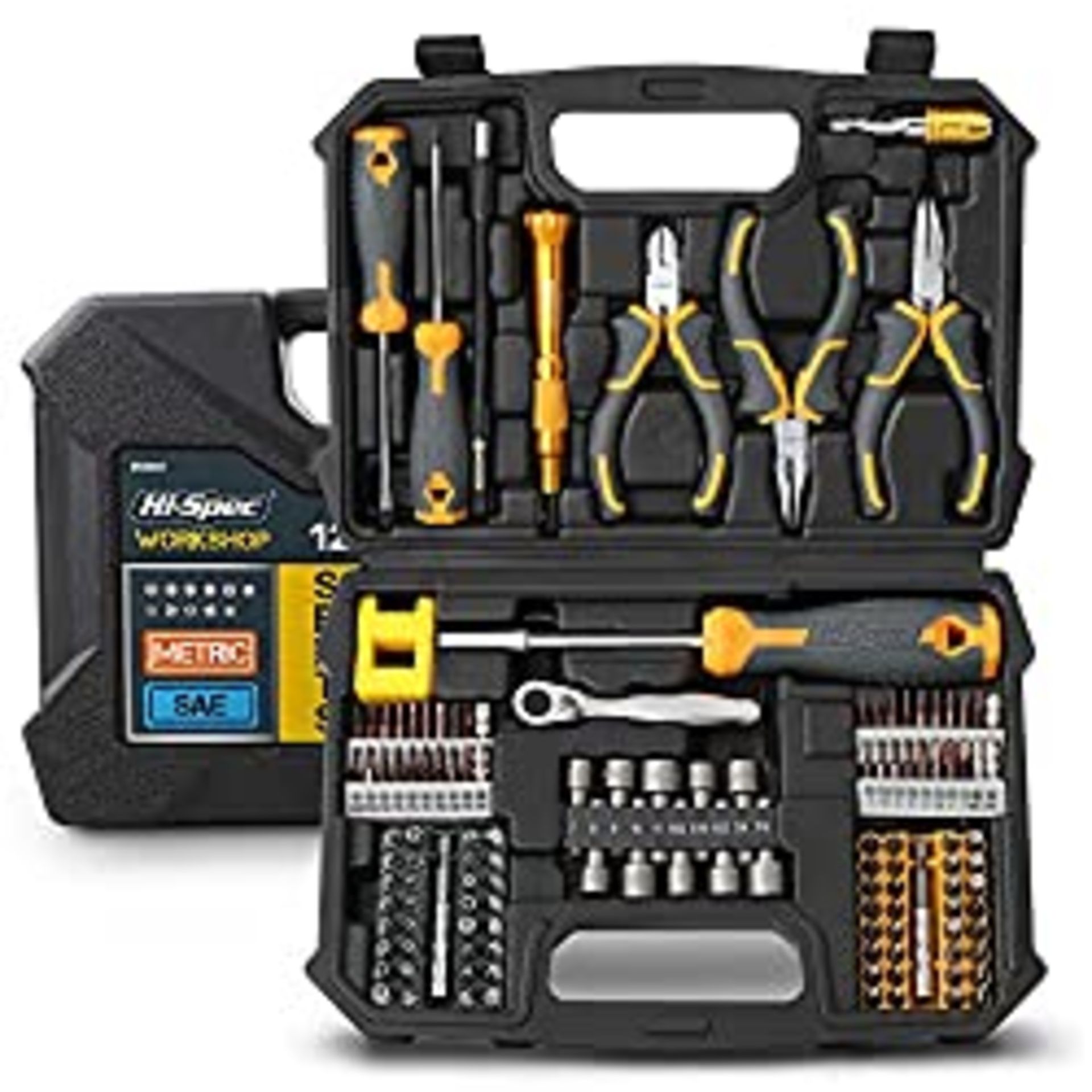 RRP £31.99 Hi-Spec 127pc Electronics Screw Bits & Nut Drivers