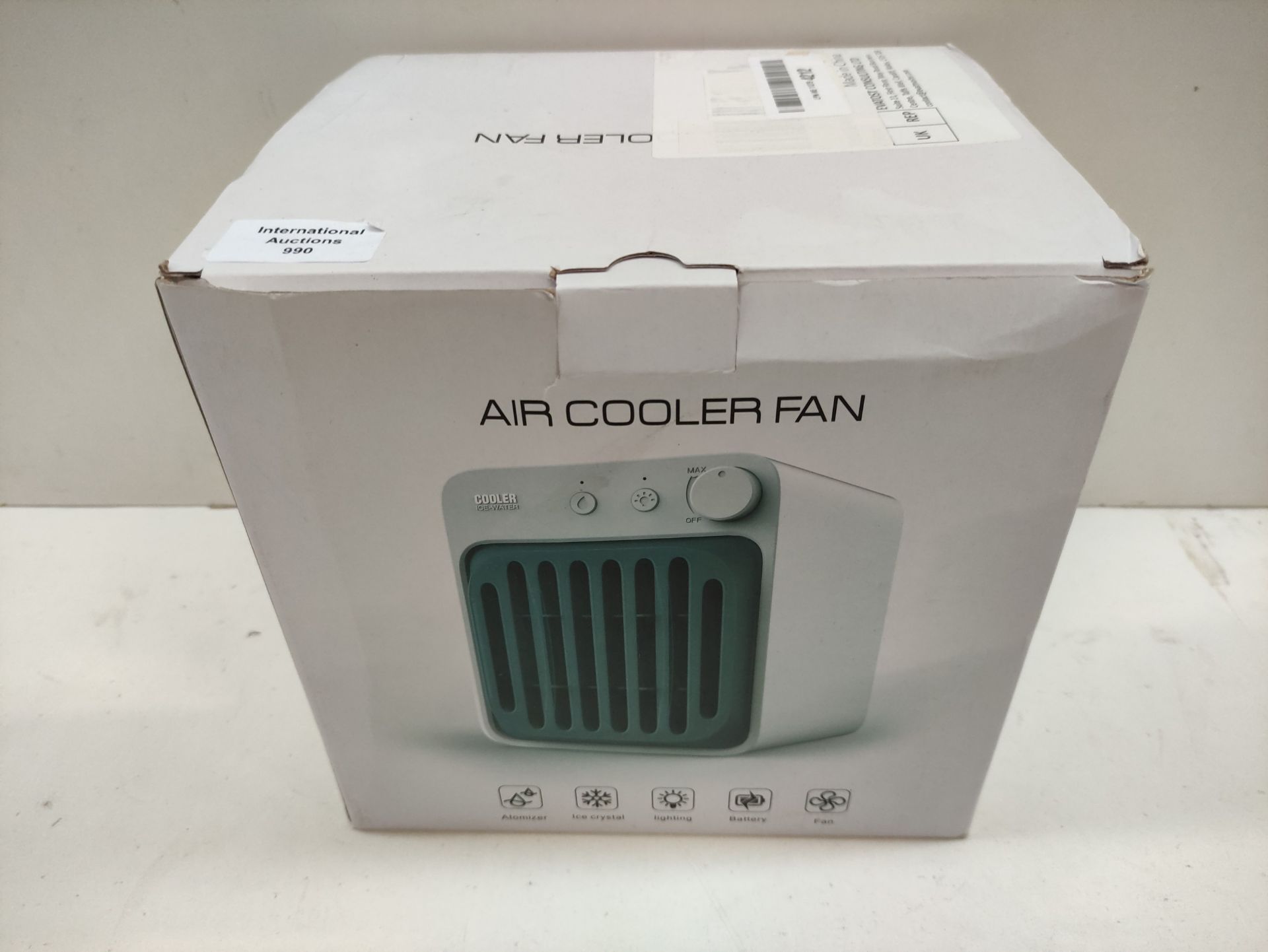RRP £28.99 Portable Air Cooler With 2 Ice Cube Boxes - Image 2 of 2