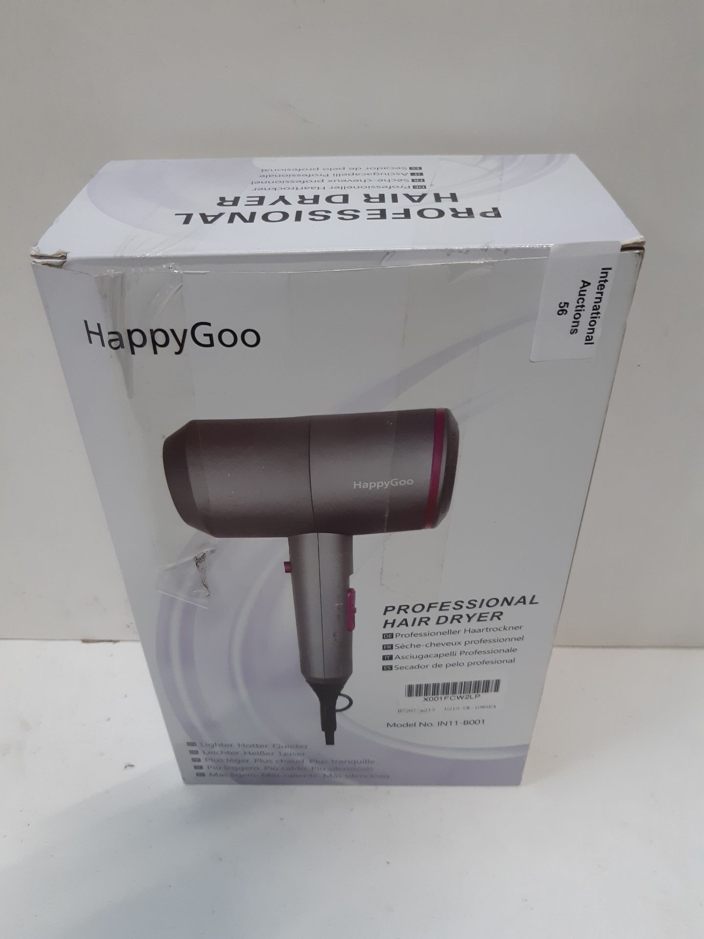 RRP £25.45 HappyGoo Professional Hair Dryer 2000W Powerful AC - Image 2 of 2