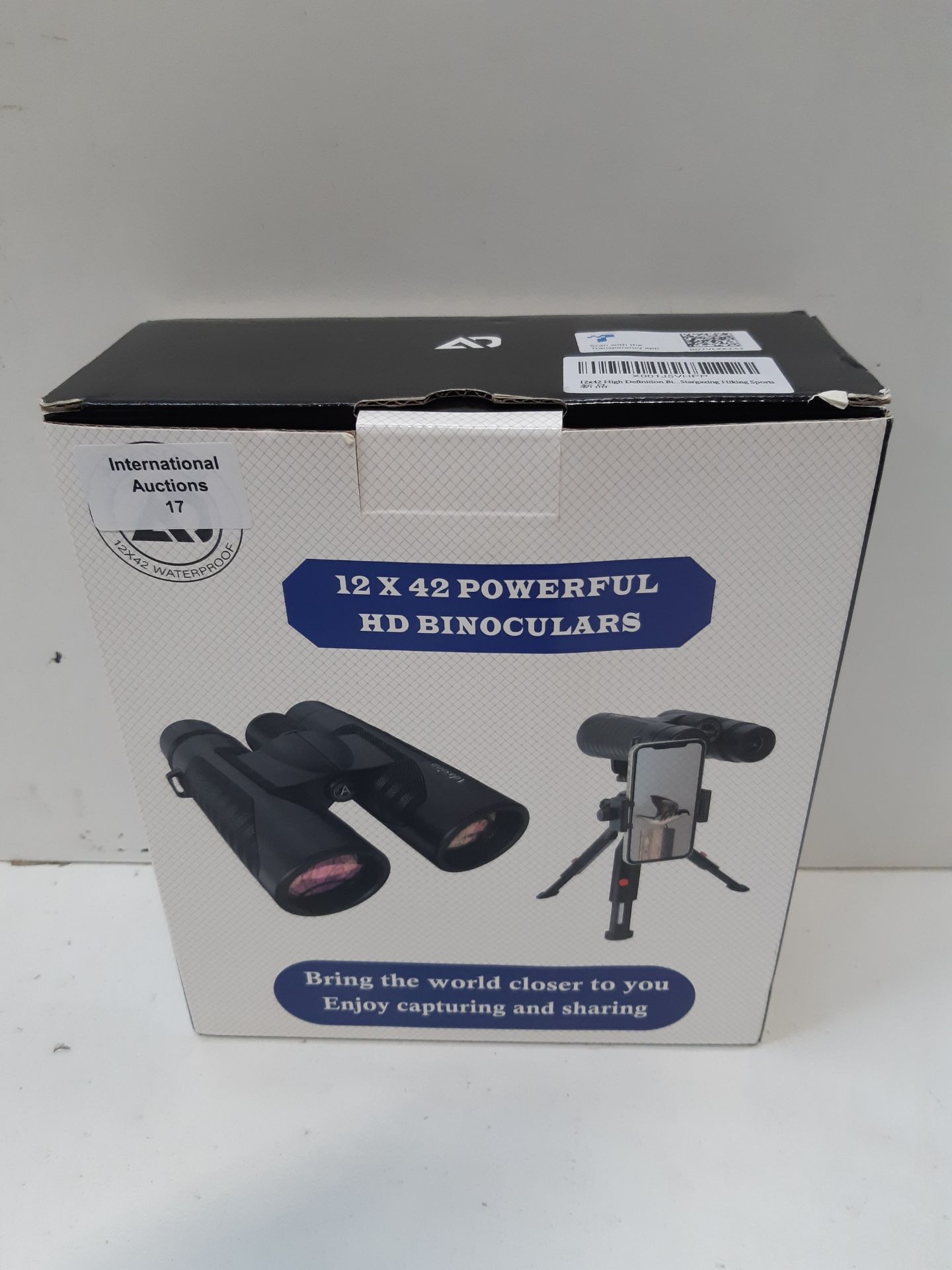 RRP £59.45 12x42 High Definition Binoculars for Adults with Phone - Image 2 of 2