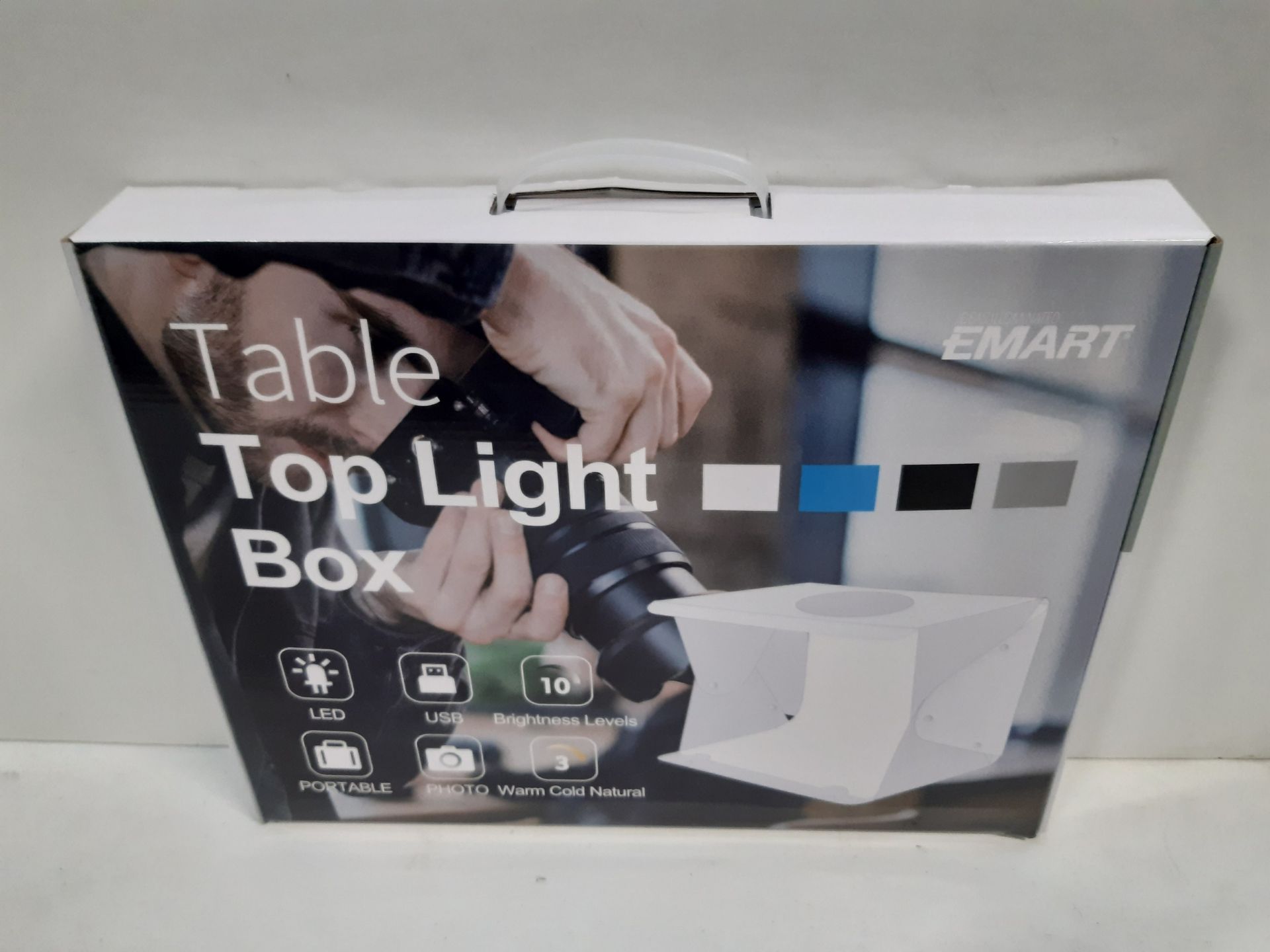 RRP £30.98 Upgraded Emart Light Box Photography - Image 2 of 2