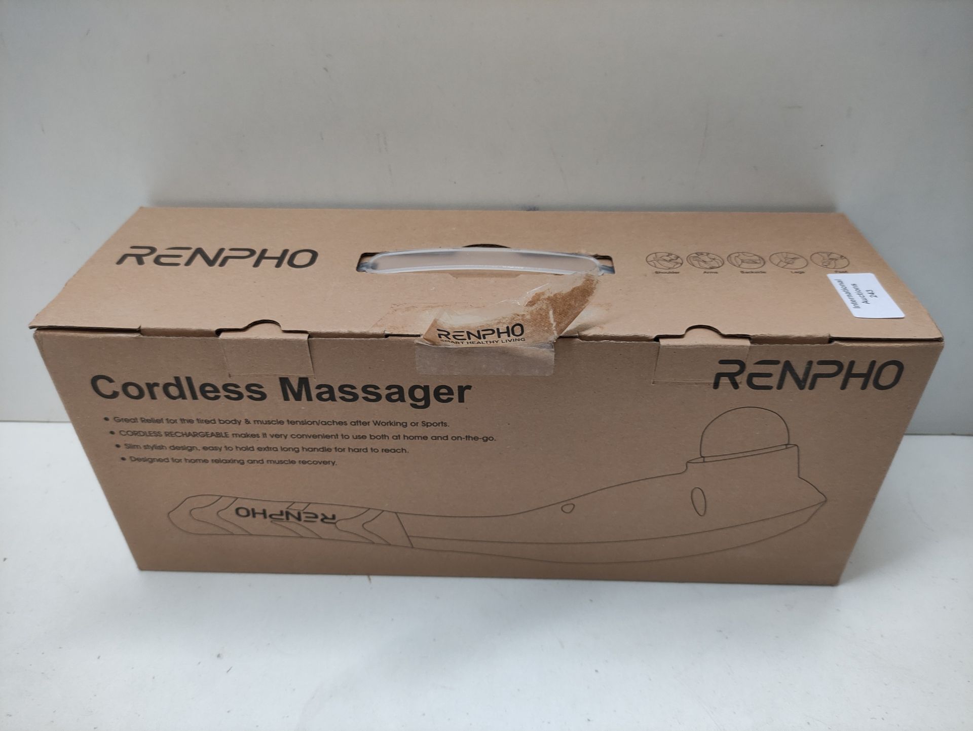 RRP £31.44 RENPHO Hand Held Deep Tissue Massager for Muscles - Image 2 of 2