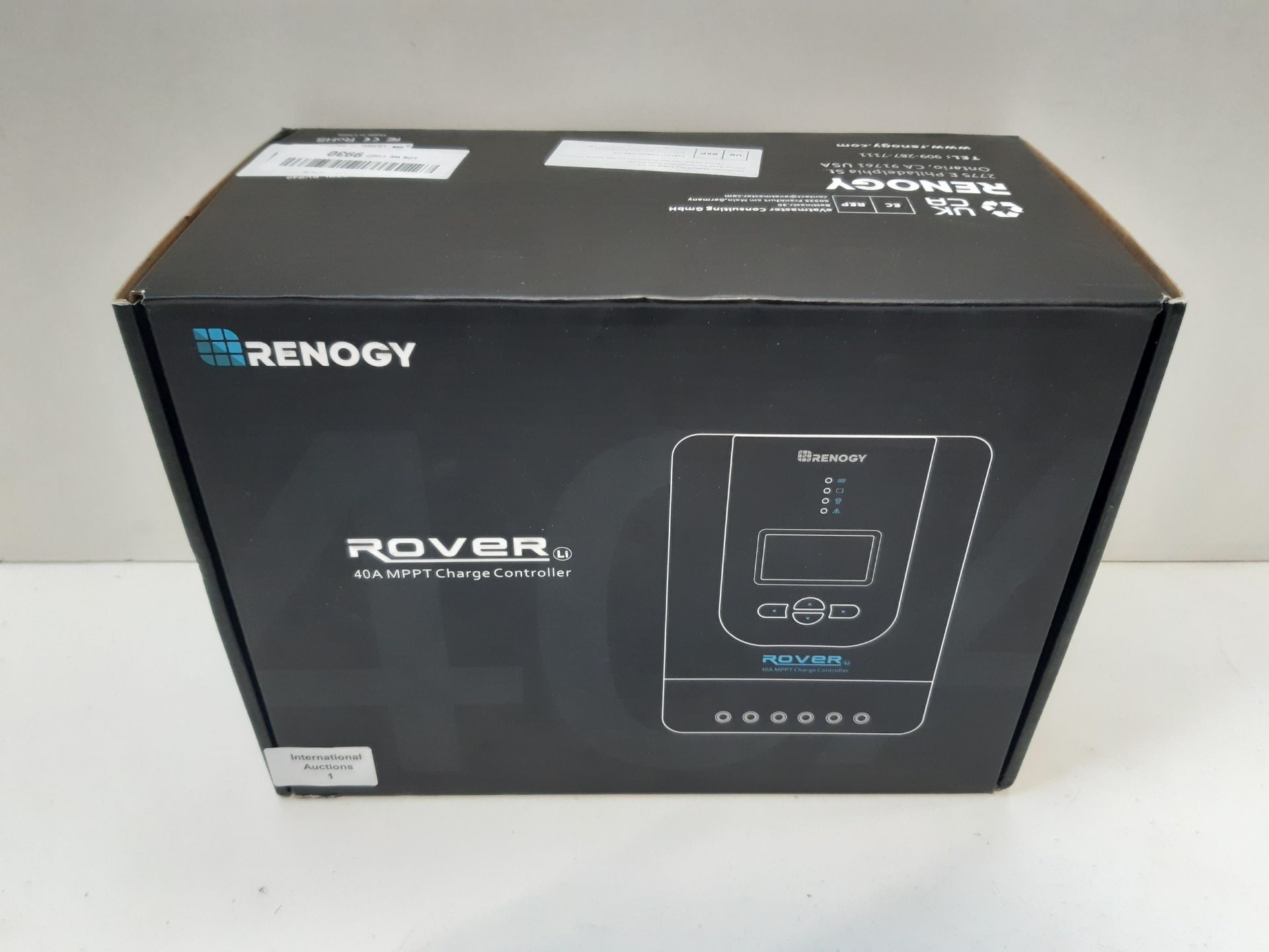 RRP £95.99 Renogy Rover 40 Amp 12V/24V DC Input MPPT Solar Charge - Image 2 of 2