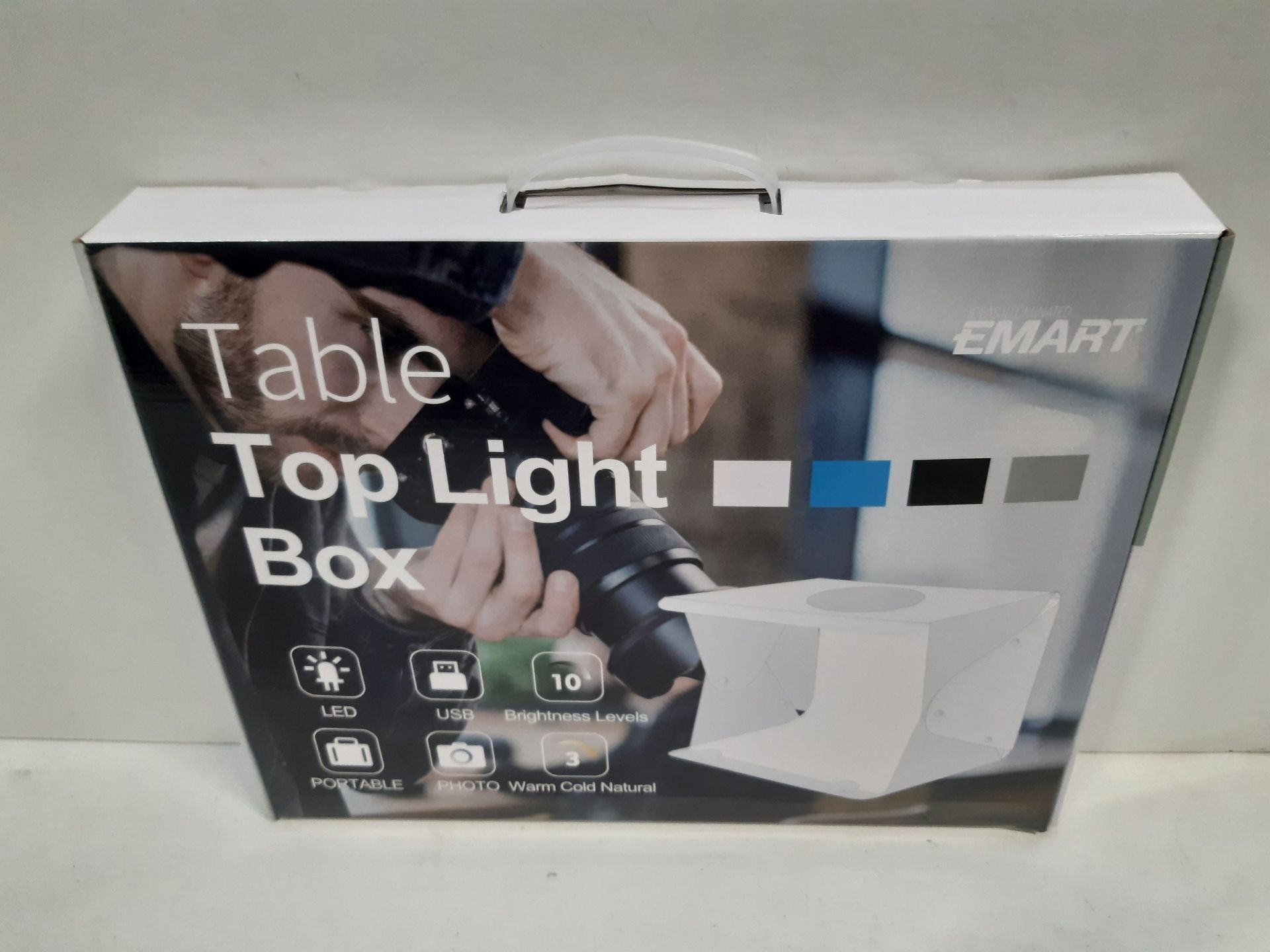 RRP £30.98 Upgraded Emart Light Box Photography - Image 2 of 2