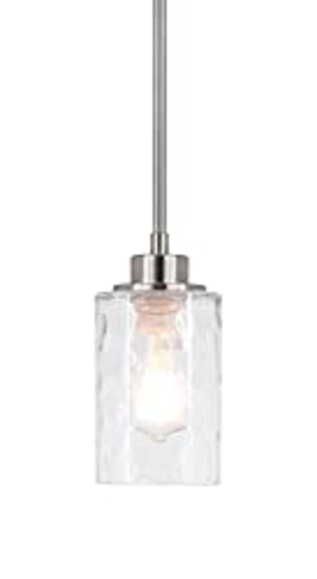 RRP £39.98 XiNBEi Pendant Light 1 Light Glass Pendant Light