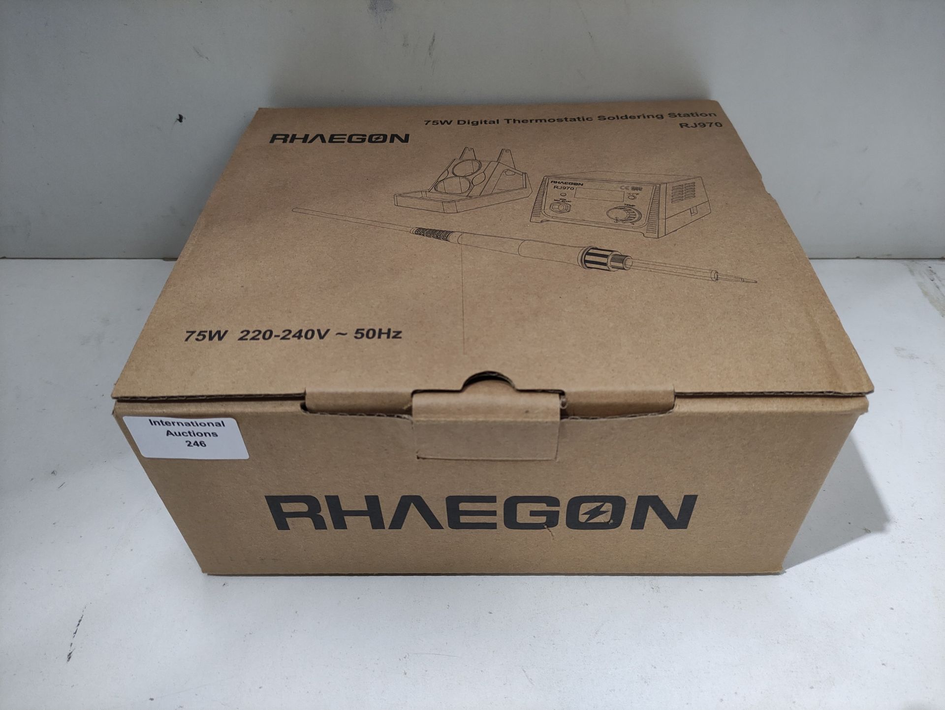 RRP £51.29 RHAEGON Professional 60W Digital Soldering Iron Station with Transformer - Image 2 of 2