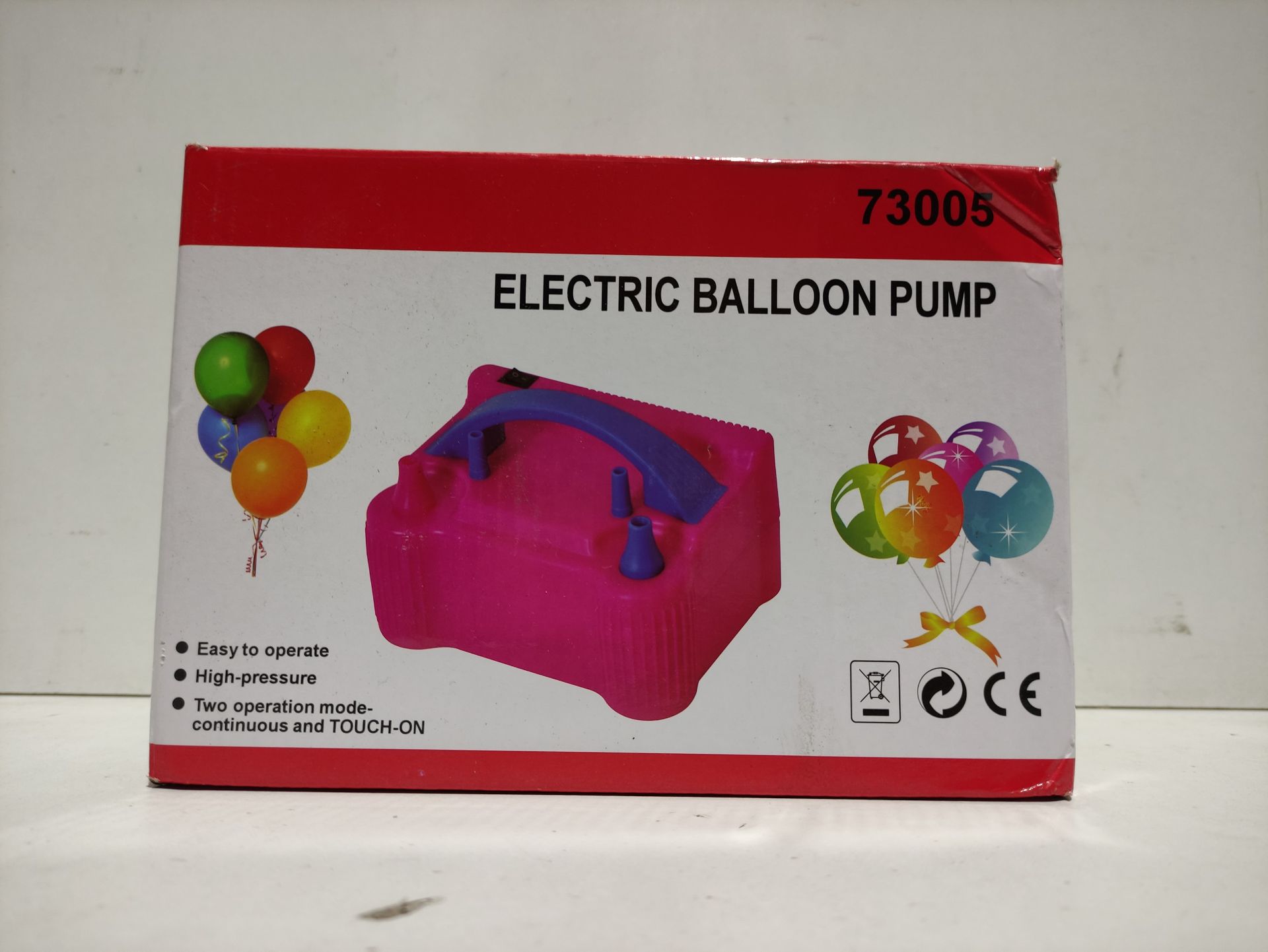 RRP £15.95 Electric Balloon Pump - Image 2 of 2