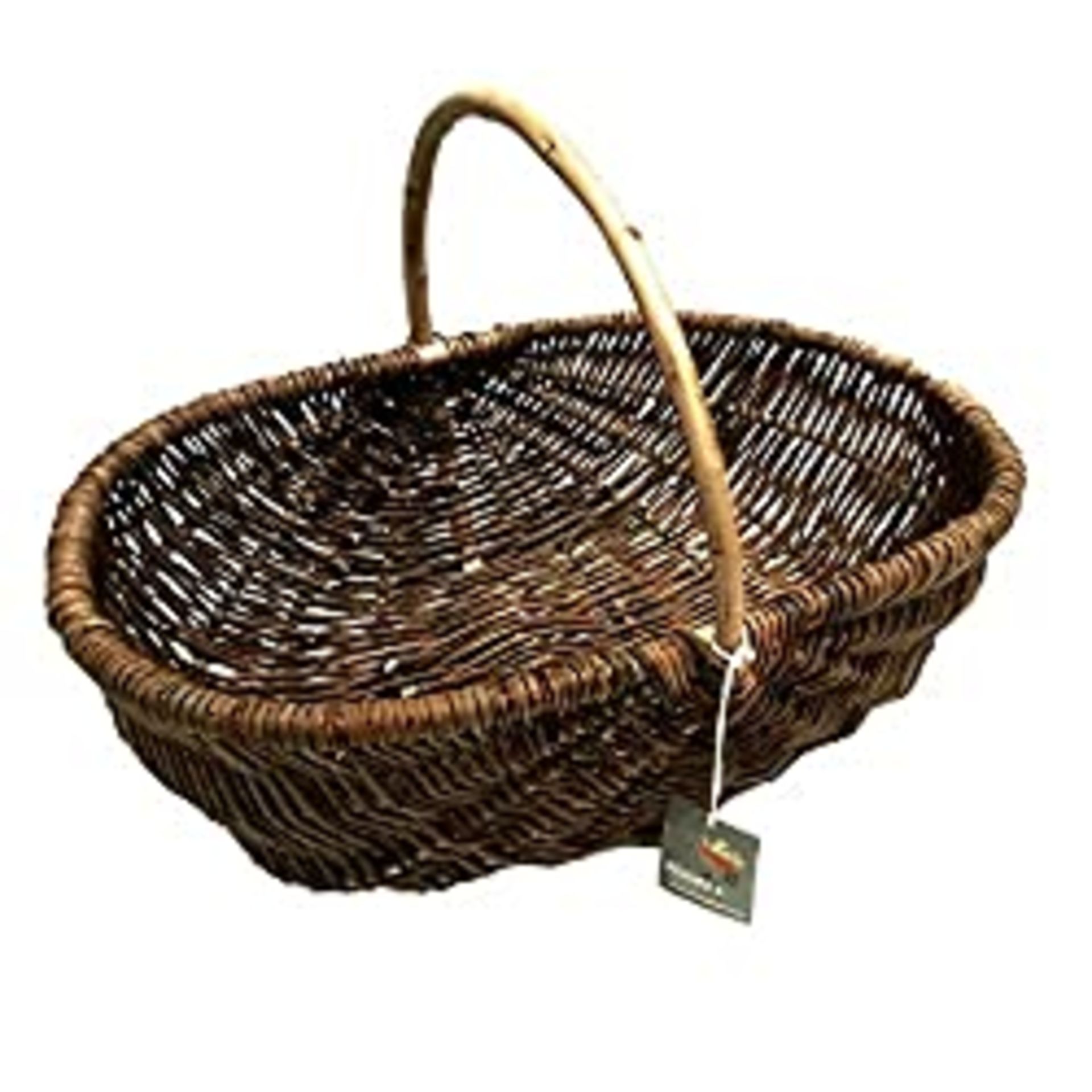 RRP £30.95 Nutley's Large Rustic Willow Vegetable Trug Basket