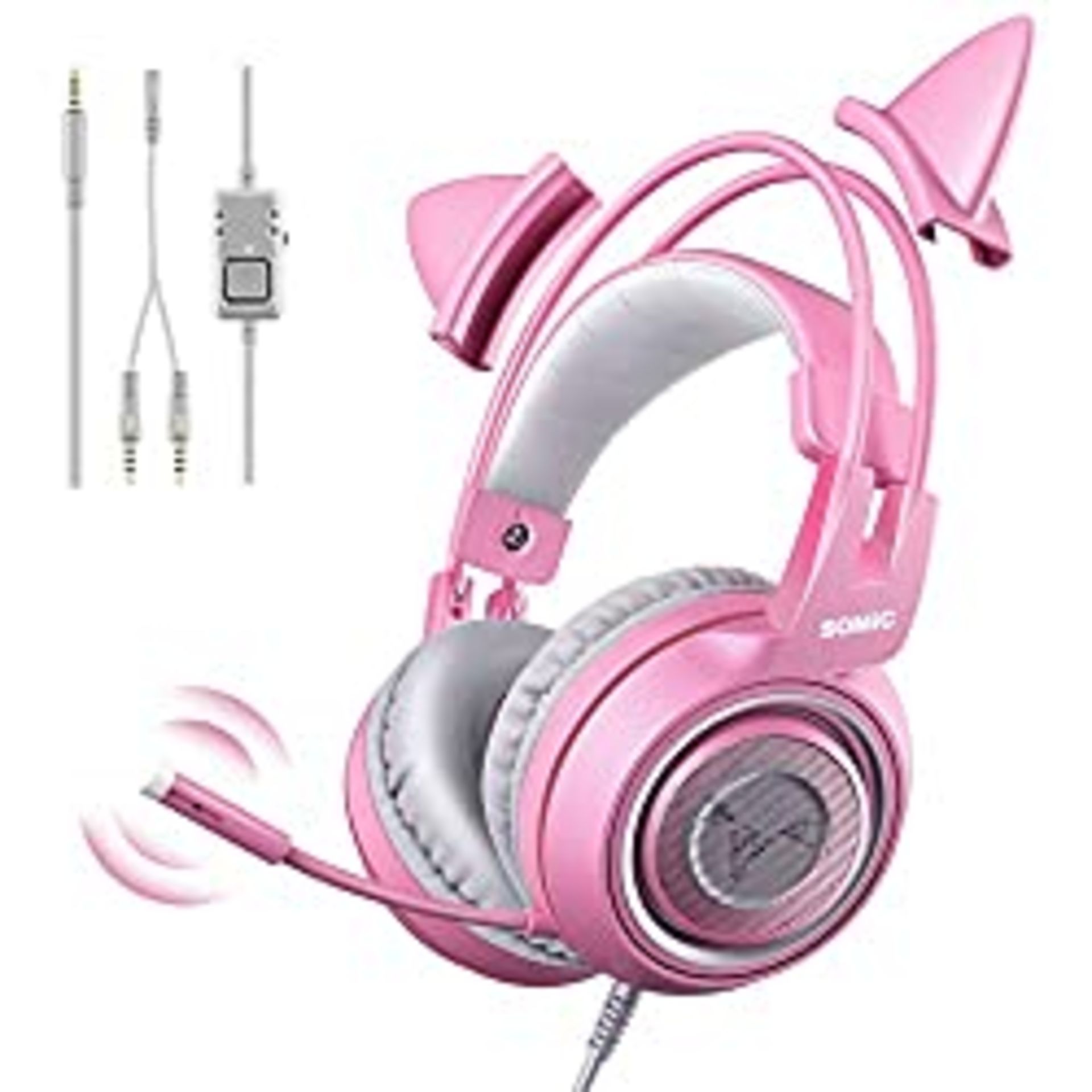 RRP £42.98 SOMIC G951S Pink Gaming Headset with Mic for Xbox One