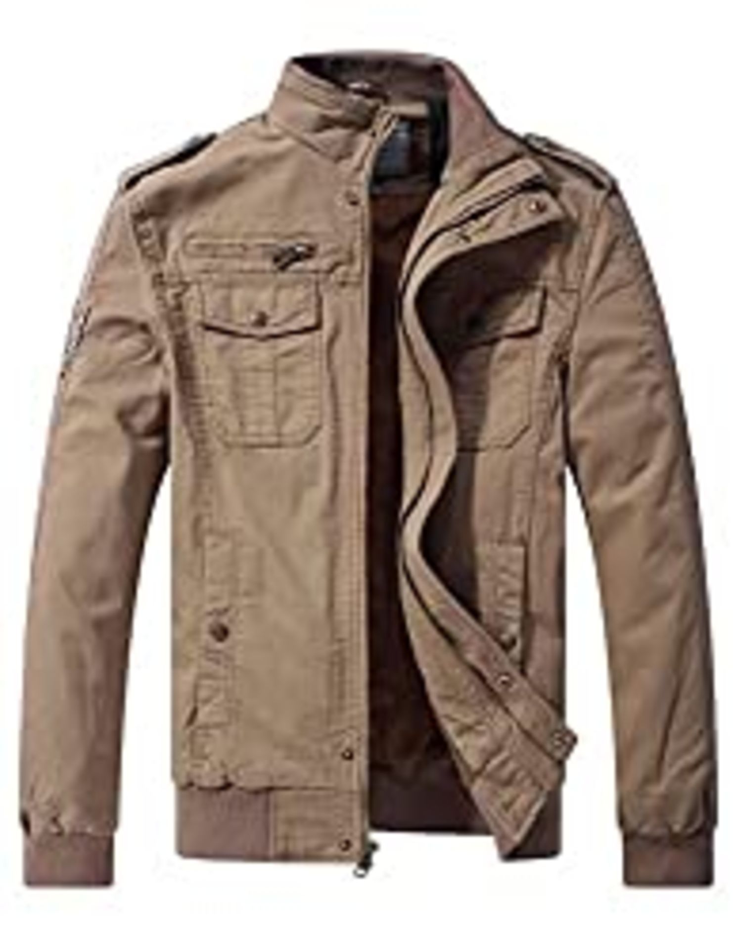 RRP £50.69 WenVen Men's Casual Jacket Outdoor Windbreaker Jacket