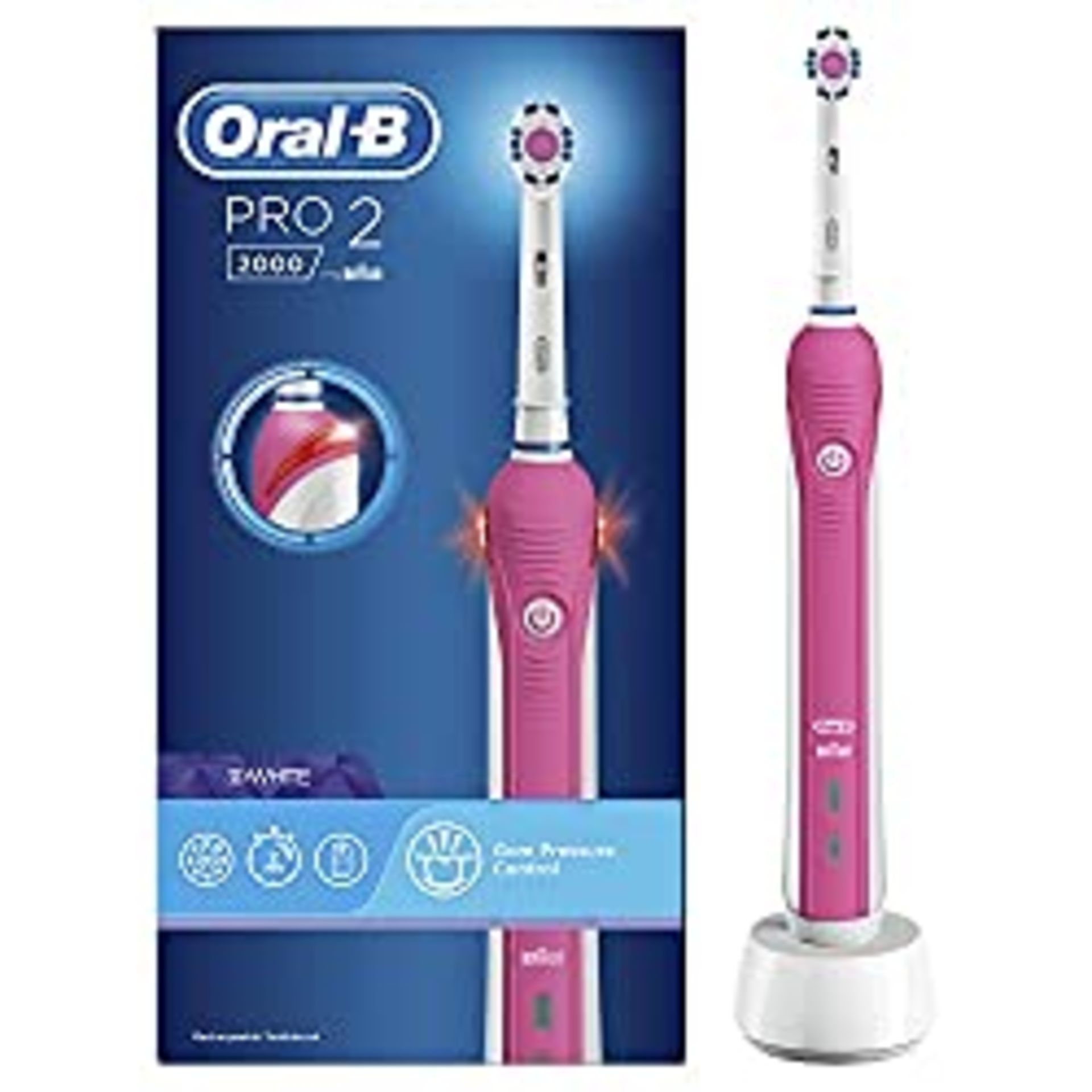 RRP £38.00 Oral-B Pro 2 3D White Electric Toothbrush