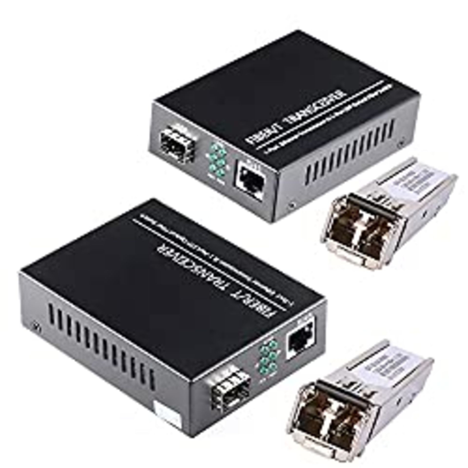 RRP £59.41 A Pair of 1.25G/s Bidi Gigabit Multi-Mode Fiber Ethernet