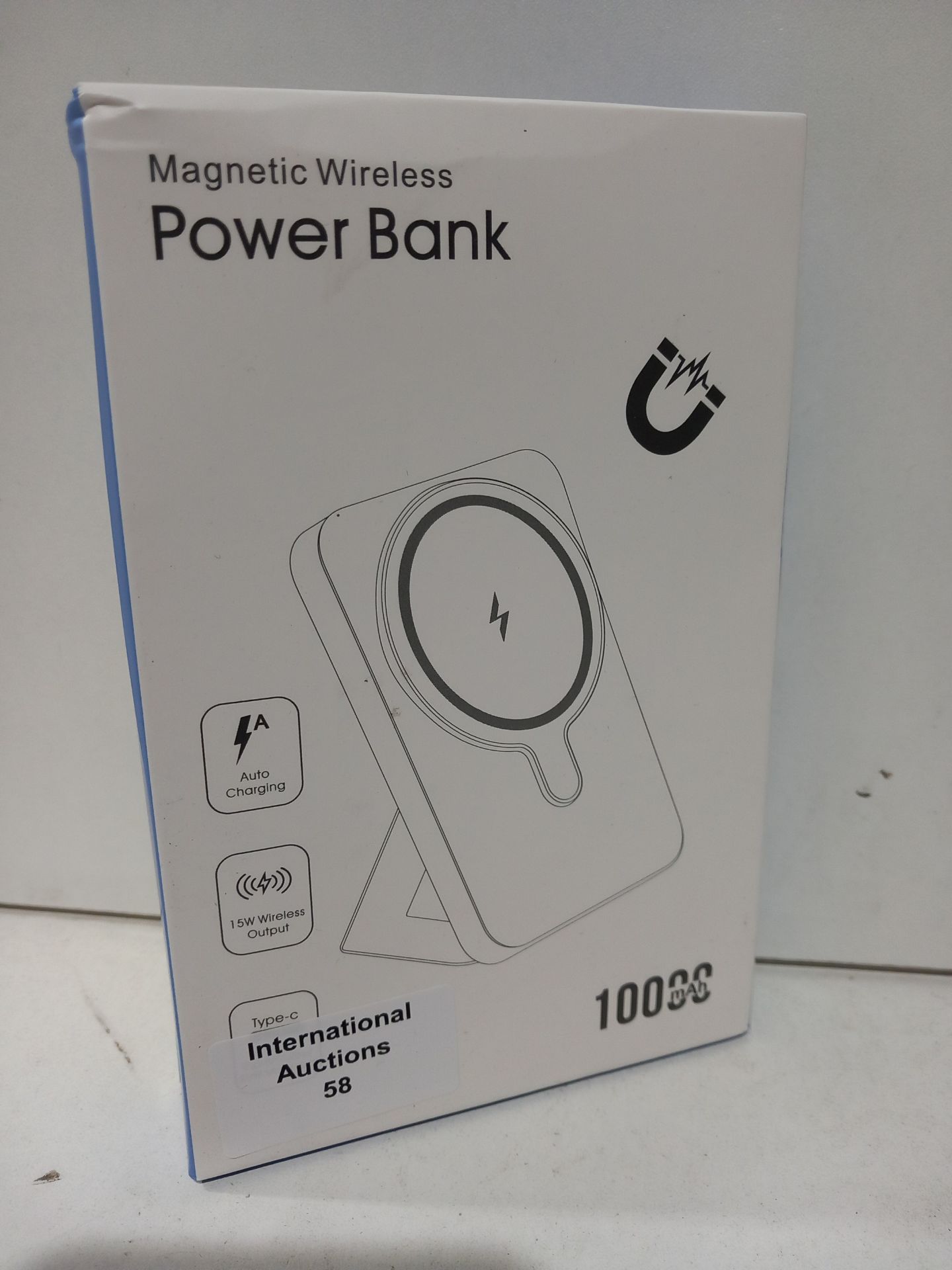 RRP £35.39 NEWDERY Magnetic Wireless Portable Charger - Image 2 of 2