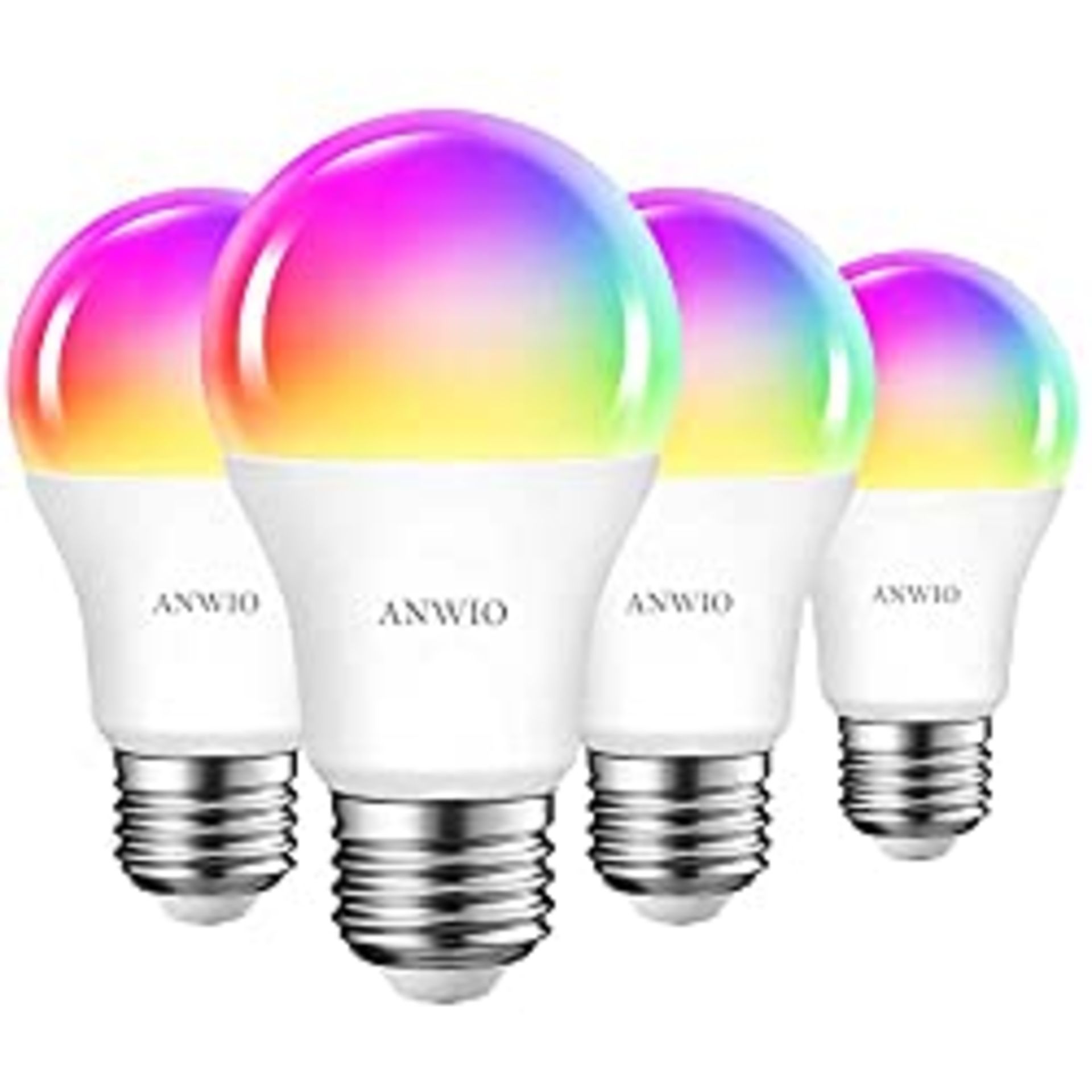 RRP £34.27 ANWIO E27 Smart WiFi LED Bulb
