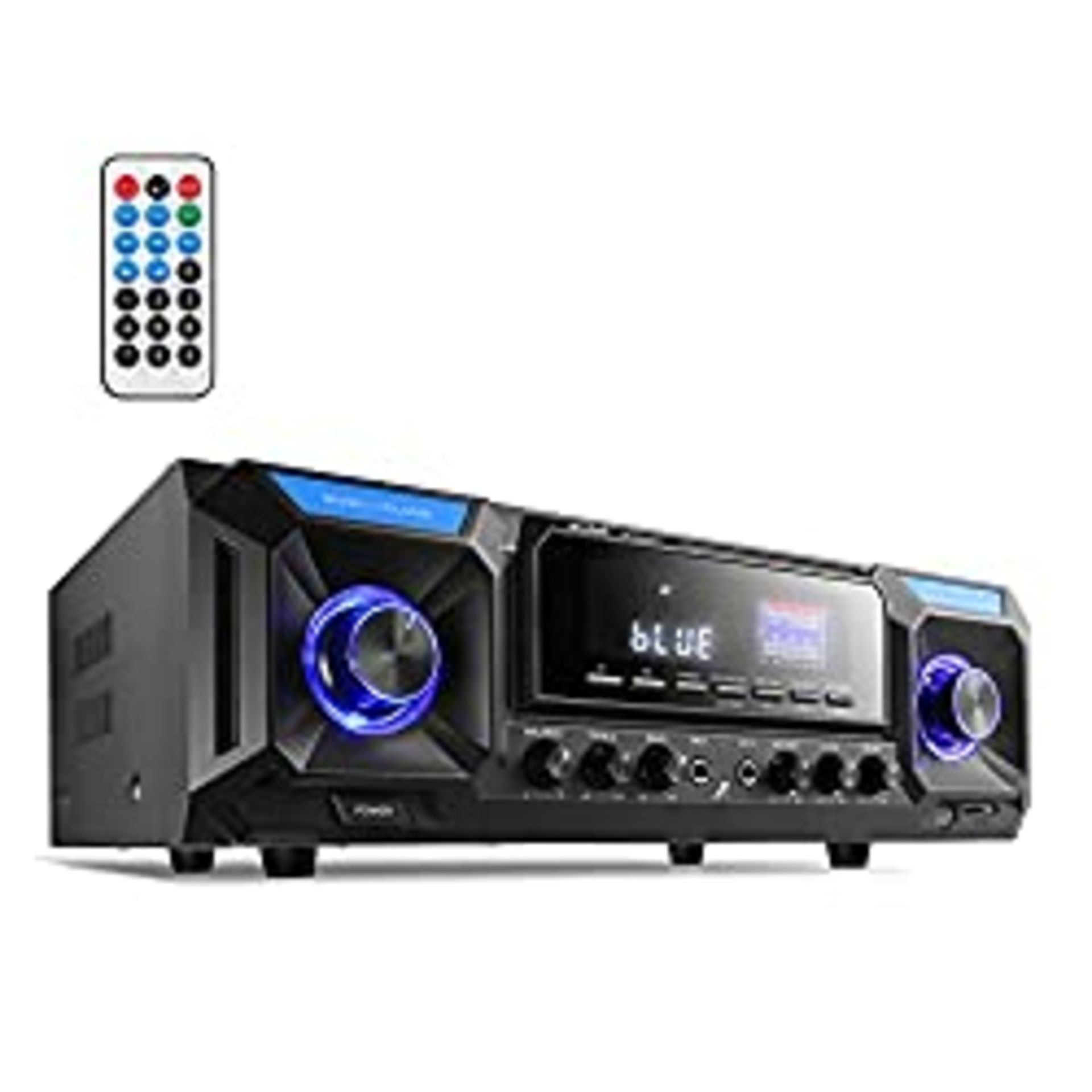 RRP £99.98 Moukey Home Audio Amplifier Stereo Receivers with Bluetooth 5.0