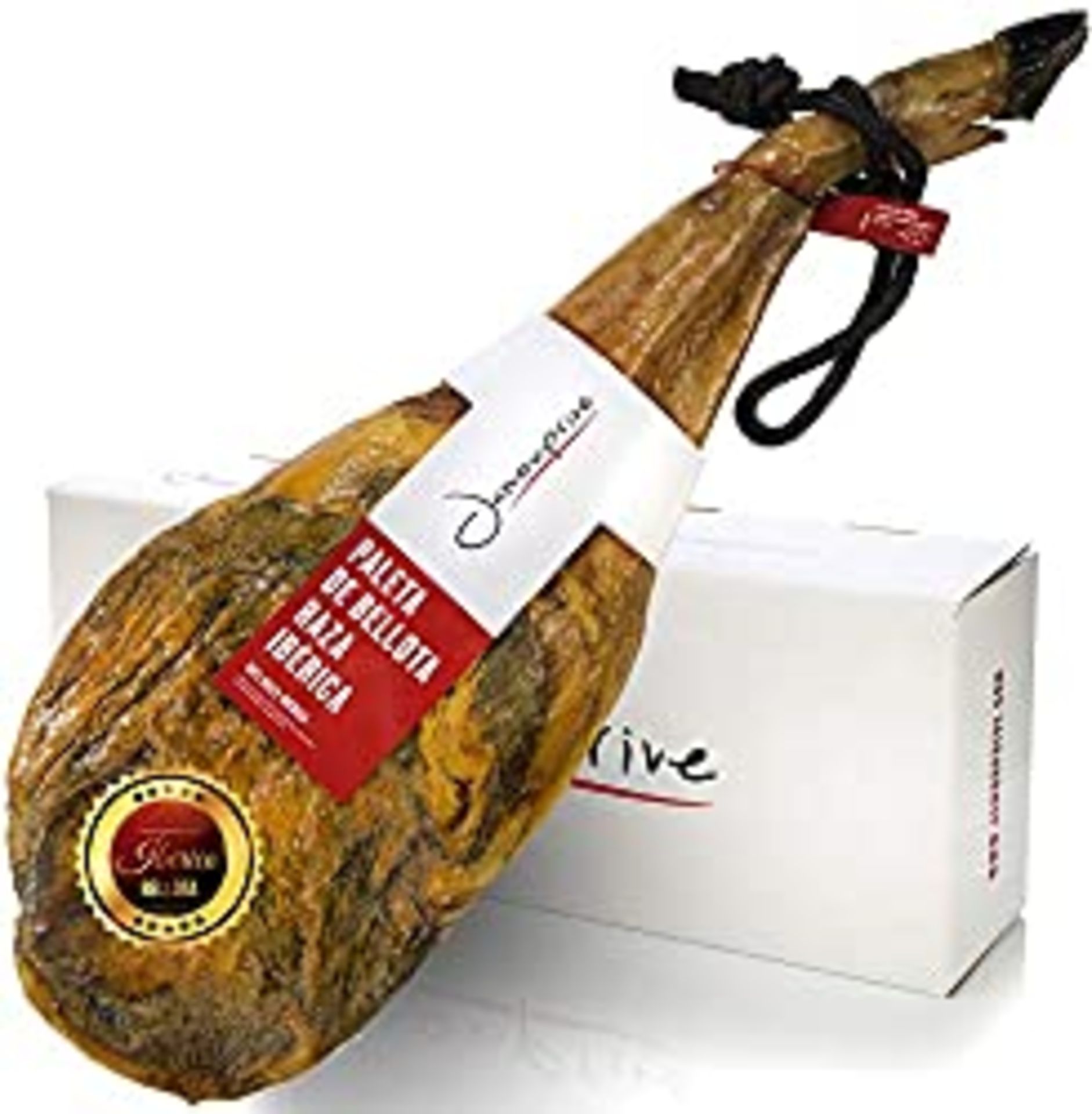 RRP £157.39 BRAND NEW STOCK Iberico Ham (Shoulder) Acorn-fed 4 - 4.5 Kg - Spanish Jamon Pata Negra