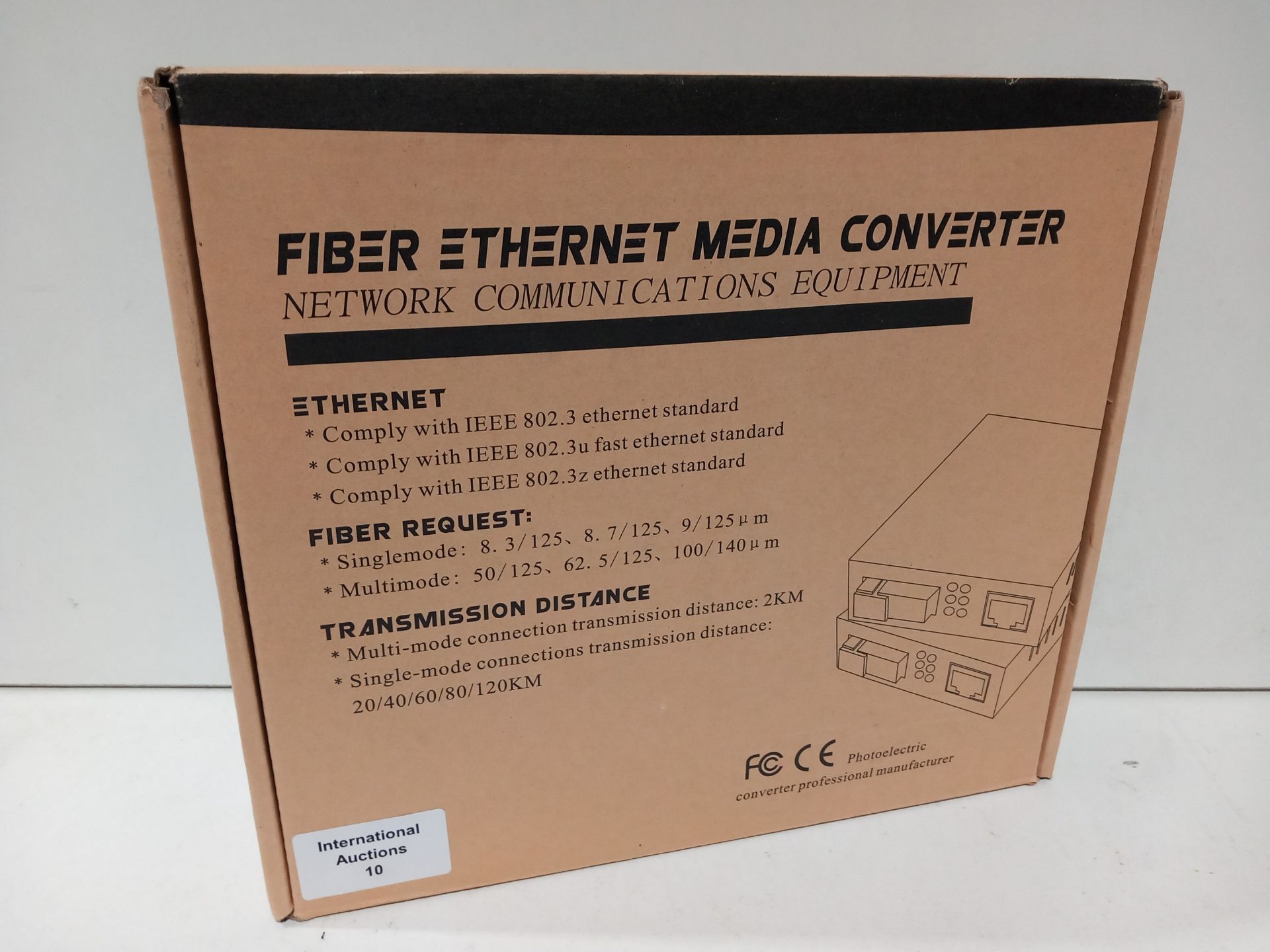 RRP £61.91 A Pair Gigabit Ethernet SFP Fiber Media Converters - Image 2 of 2
