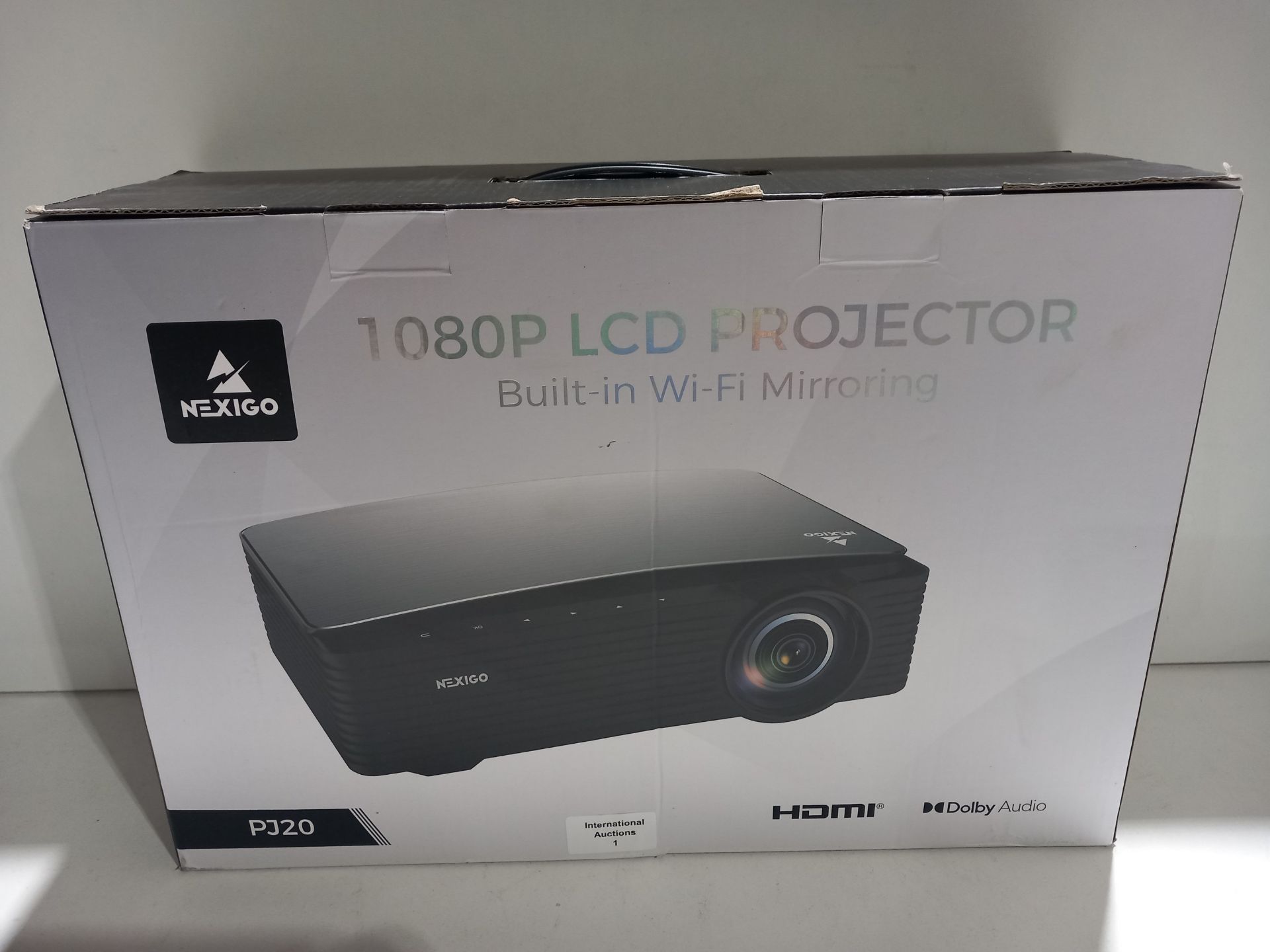 RRP £220.37 NexiGo Native 1080P Projector PJ20 with Dolby_Sound Support - Image 2 of 2