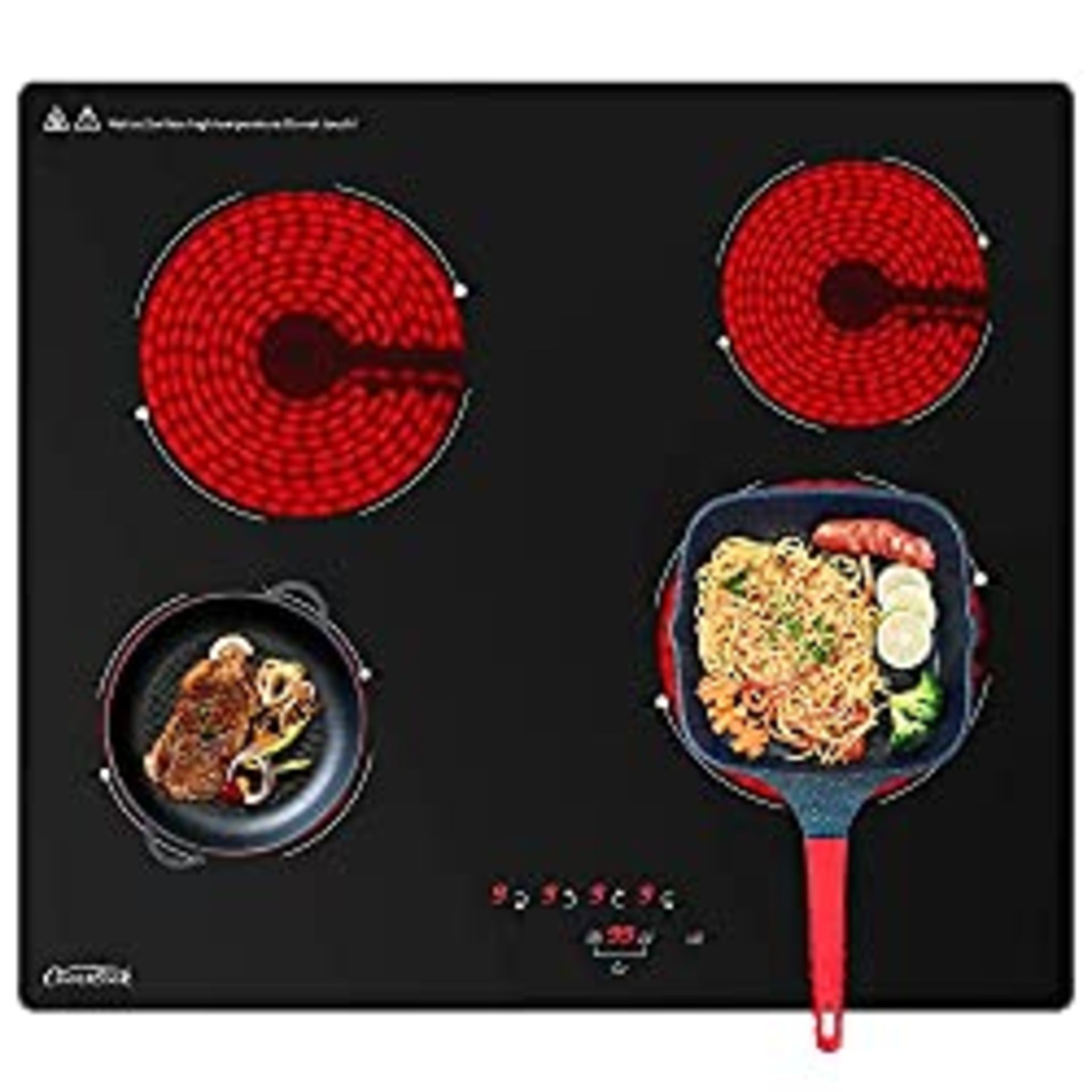 RRP £109.99 COVERCOOK Electric Ceramic Hobs 60cm Cooktop