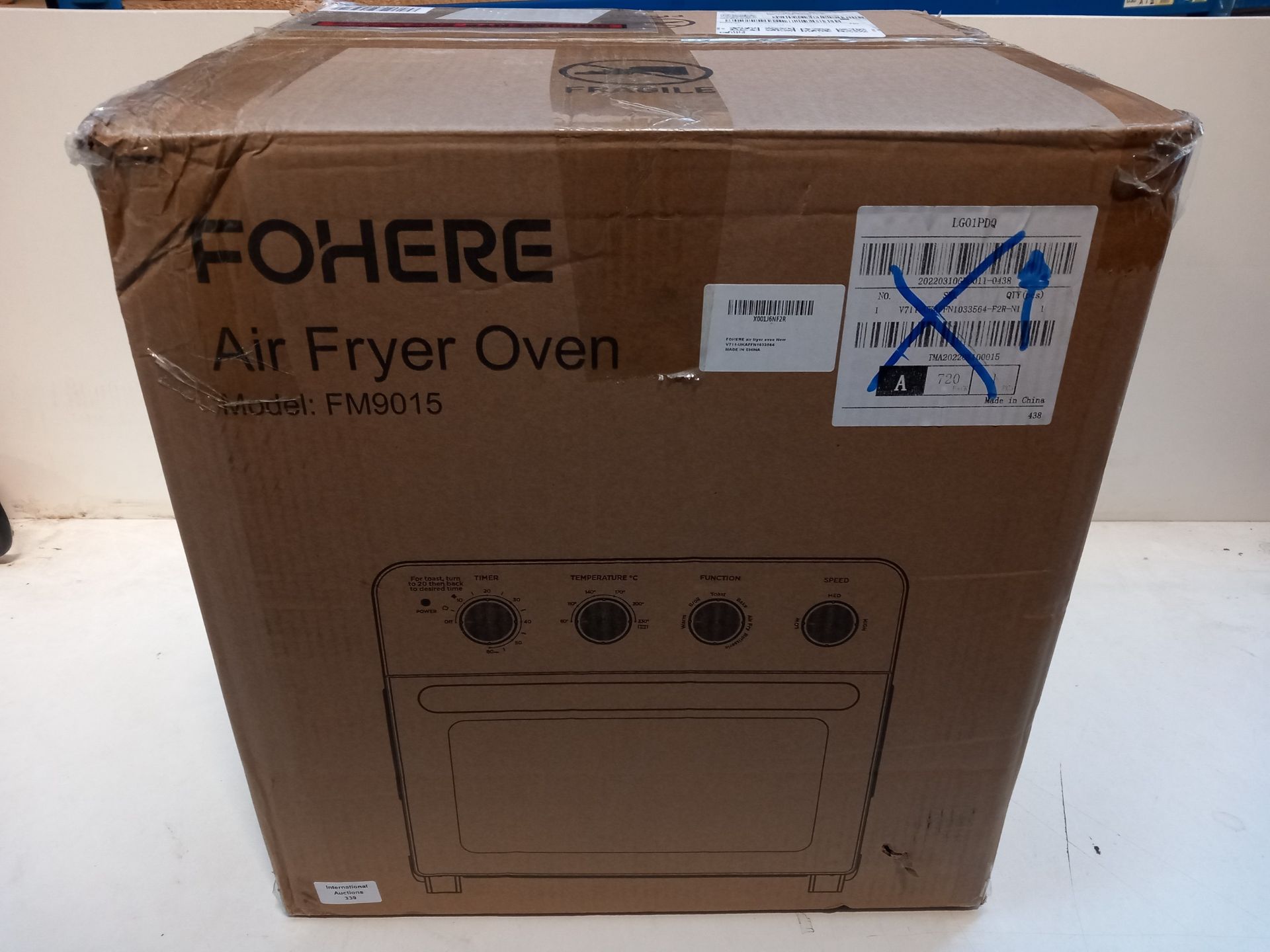 RRP £159.98 FOHERE Air Fryer Oven 23L Mini Oven - Image 2 of 2