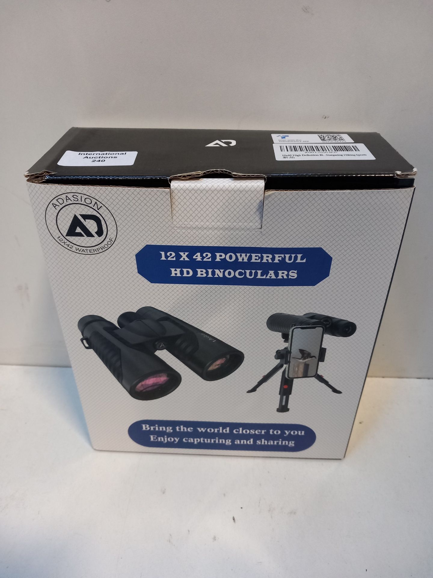 RRP £79.99 12x42 High Definition Binoculars for Adults with Phone - Image 2 of 2