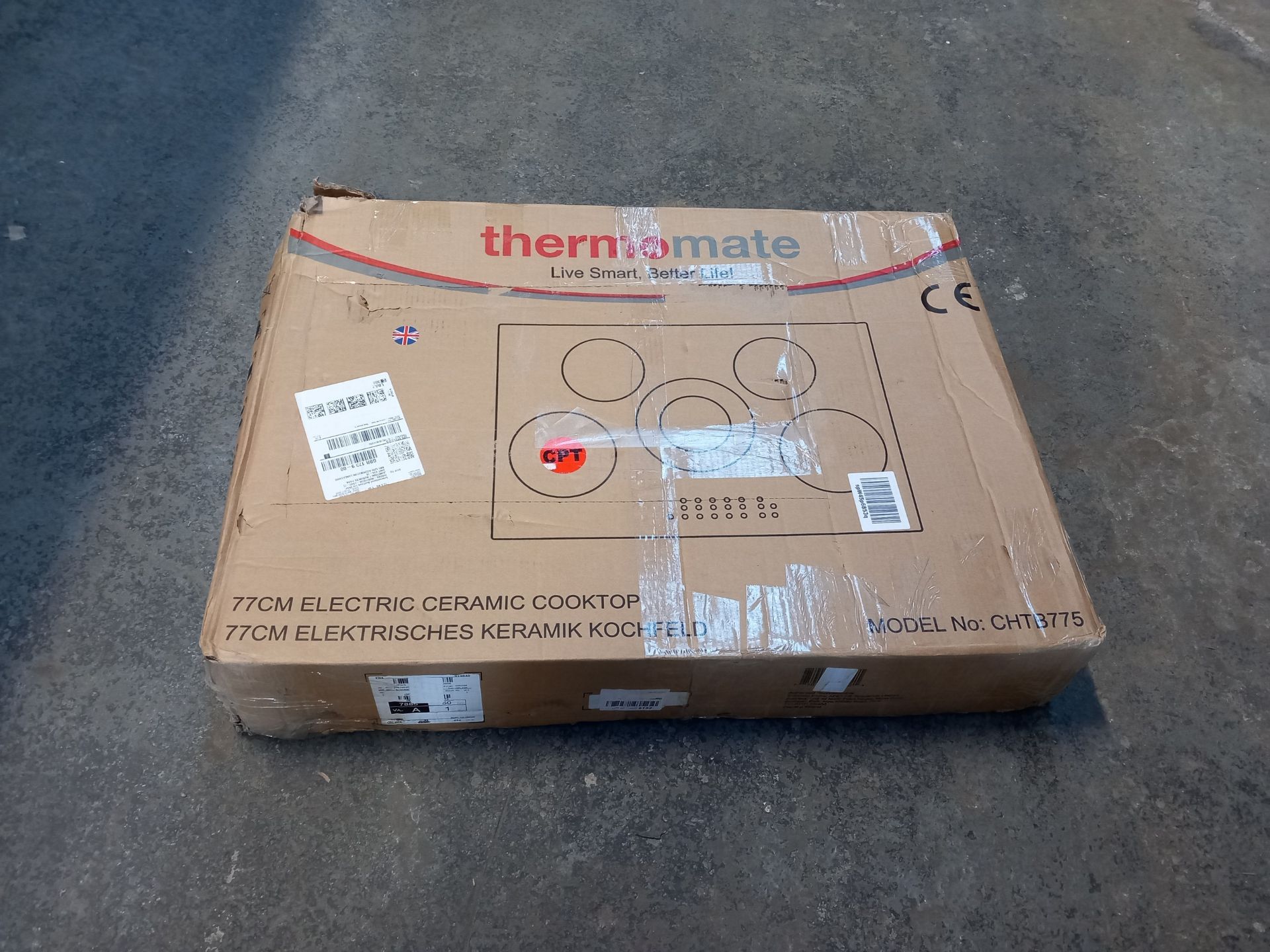 RRP £209.99 Thermomate CHTB775 77cm Ceramic Hob Built-in - Image 2 of 2