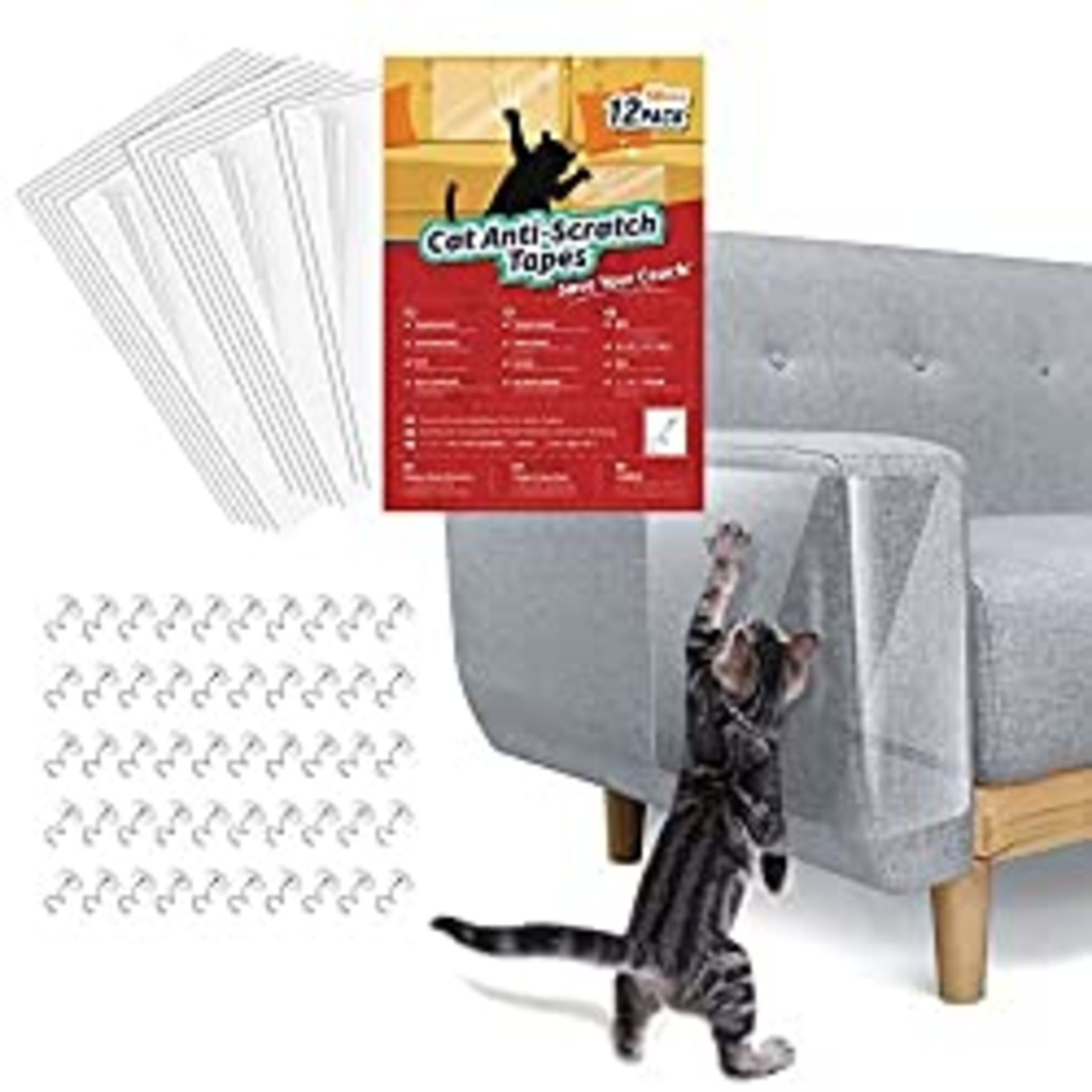 RRP £15.98 Lewondr Cat Scratch Couch Protector