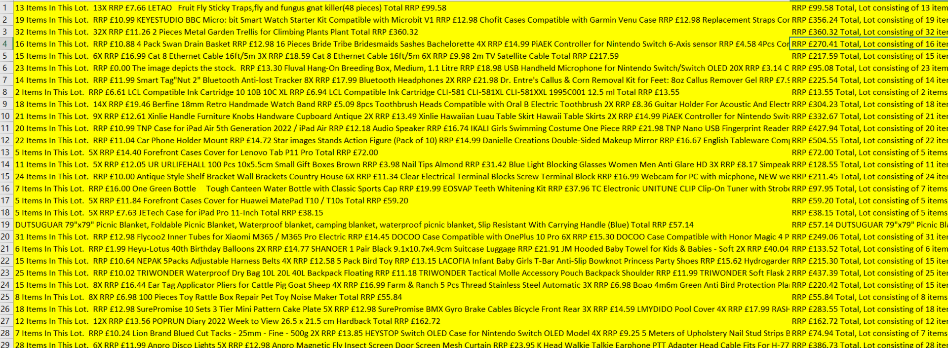 ONE PALLET TO CONTAIN 653 ITEMS WITH AN RRP OF £8932.79 - PLEASE SEE IMAGES FOR A DETAILED DESCRIPTI - Image 2 of 3