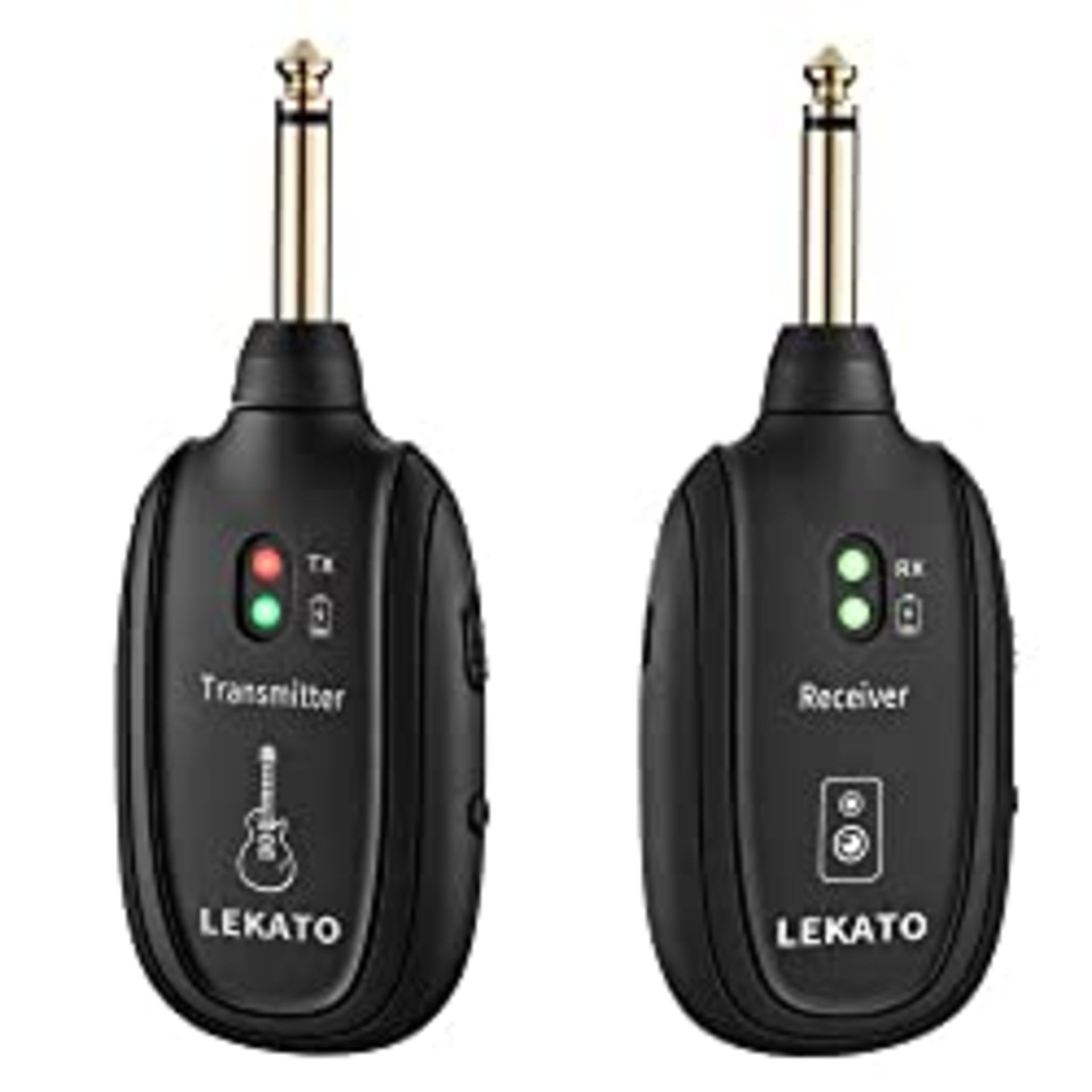 RRP £24.56 LEKATO Guitar Wireless System Rechargeable Wireless