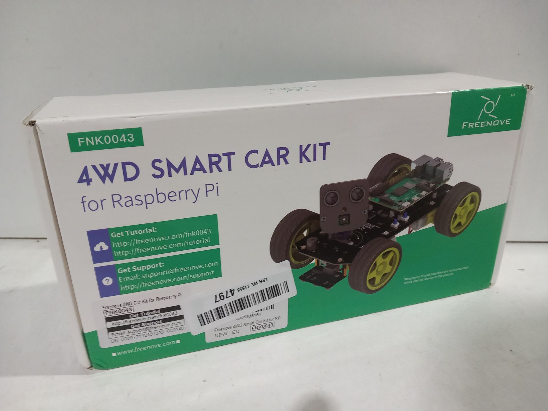 RRP £56.99 Freenove 4WD Smart Car Kit for Raspberry Pi 4 B 3 B+ B A+ - Image 2 of 2