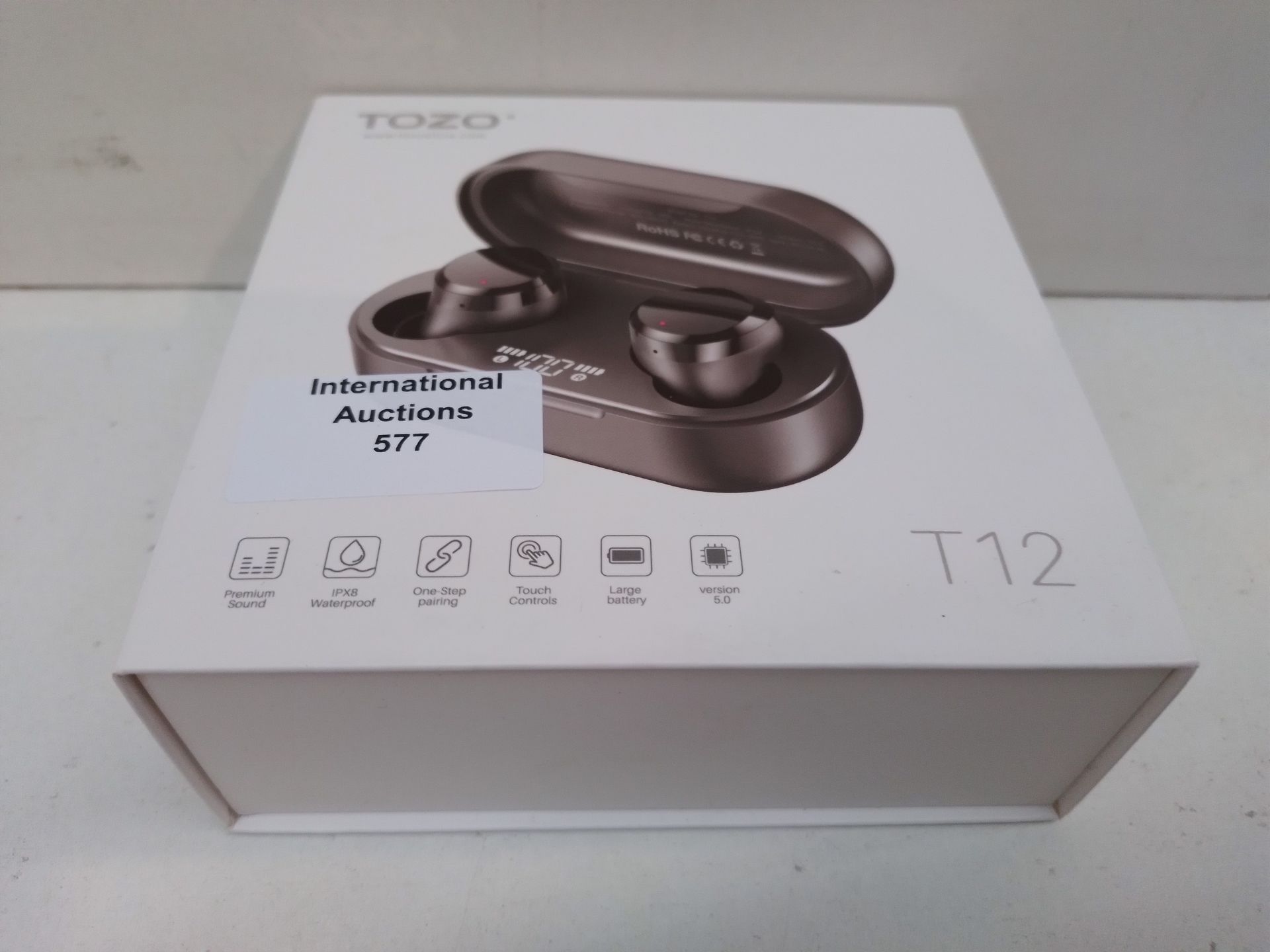 RRP £35.10 TOZO T12 Wireless Earbuds Bluetooth Headphones Premium - Image 2 of 2