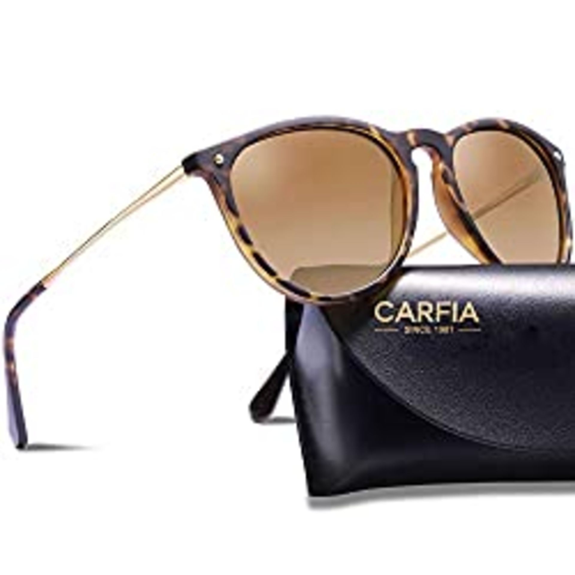 RRP £19.99 Carfia Vintage Polarised Mens Womens Sunglasses UV400