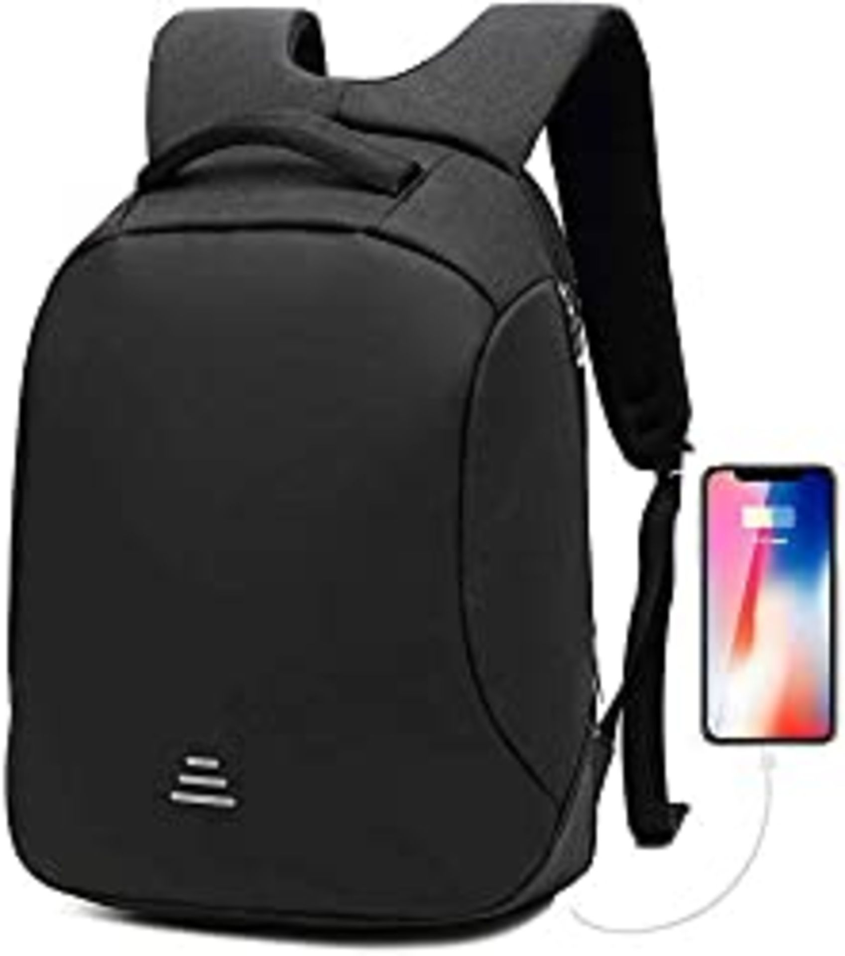 RRP £32.81 Anti Theft Backpack usb 15.6inch Security Backpack
