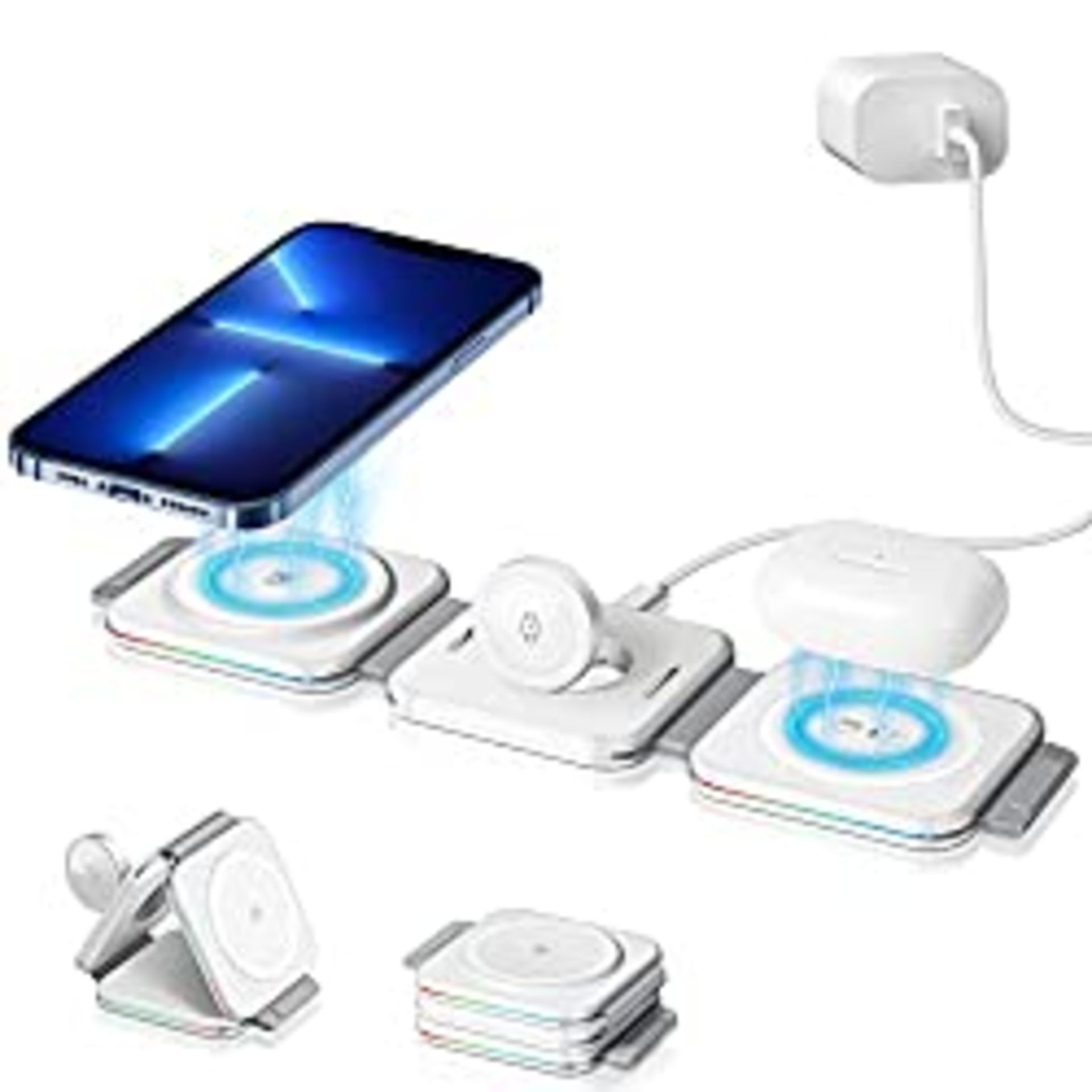 RRP £40.20 3 in 1 Wireless Charging Station