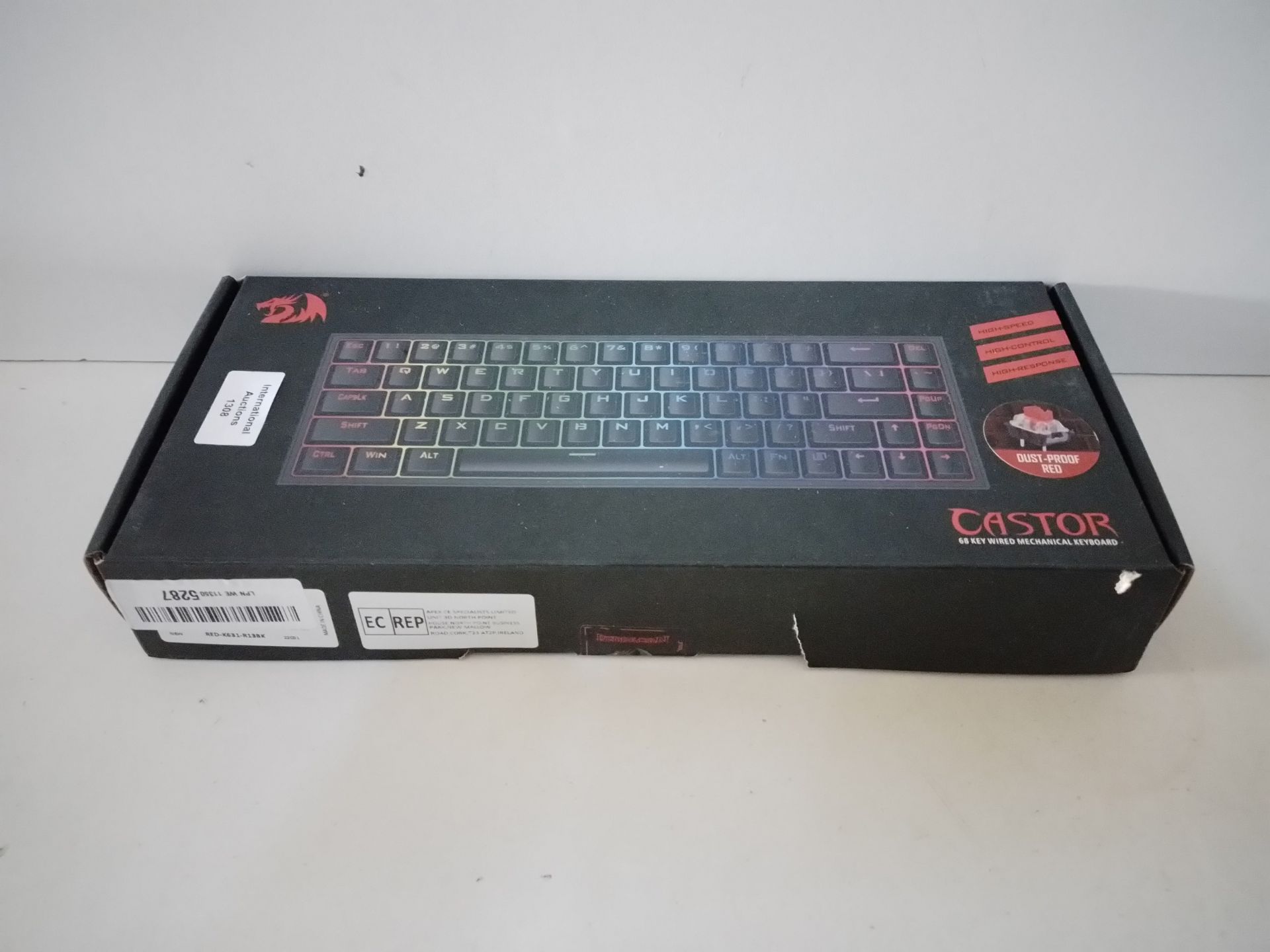 RRP £54.98 Redragon K631 Castor 65% Wired RGB Gaming Keyboard - Image 2 of 2