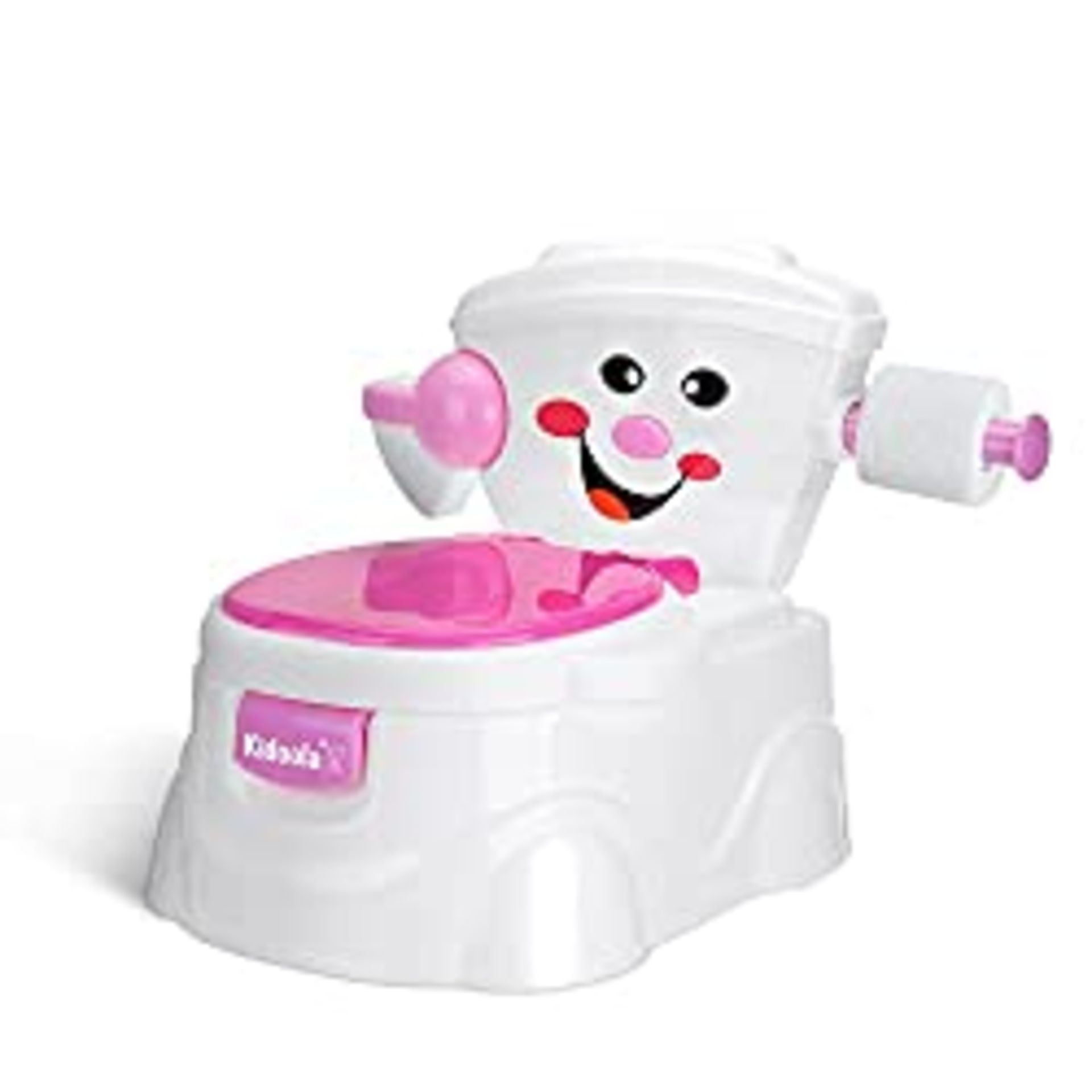 RRP £24.98 KIDOOLA Pink Potty Training Toilet Seat | Toilet Potty Seat with Splash Guard