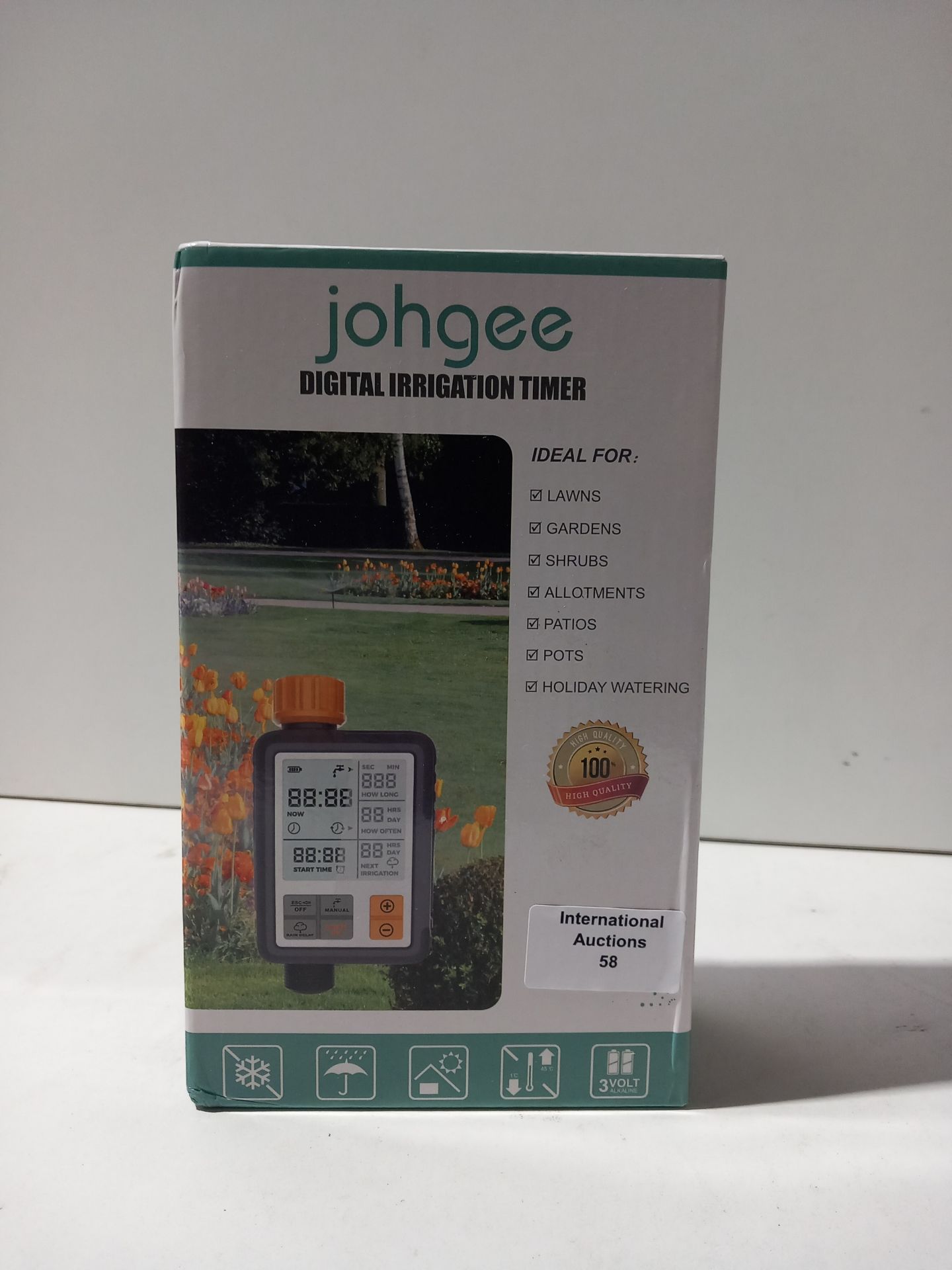 RRP £25.02 Johgee Watering Computer with 3 Inch Screen - Image 2 of 2