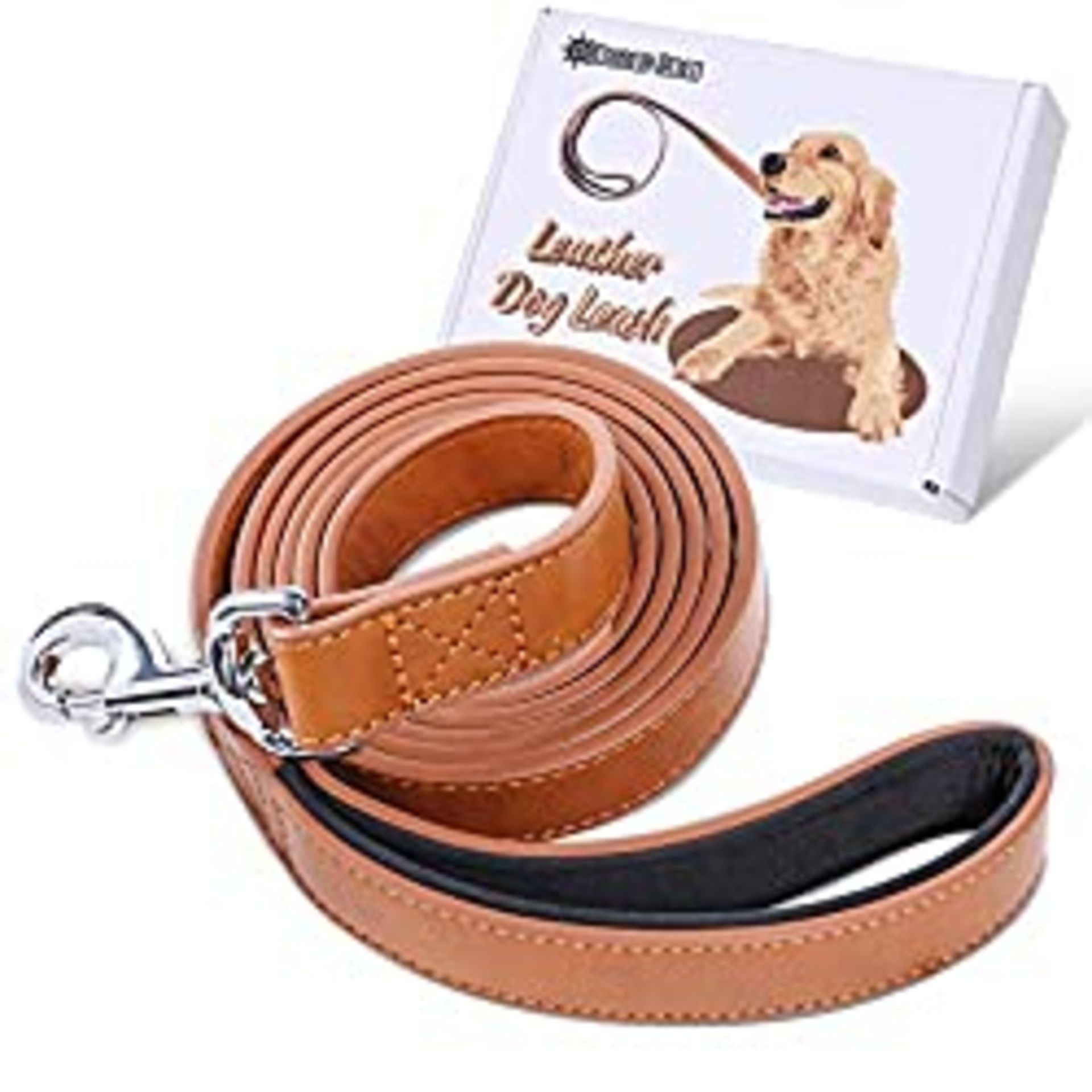RRP £17.99 Grand Line 1.8M Leather Dog Lead