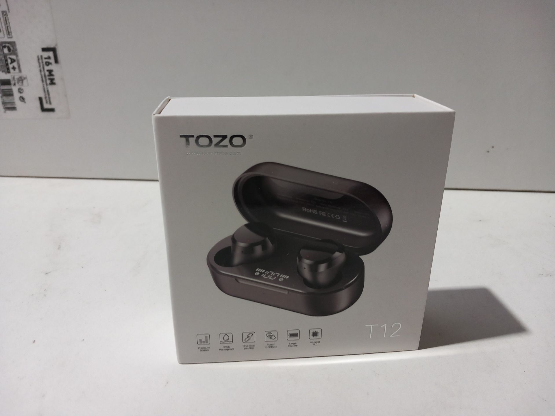 RRP £35.69 TOZO T12 Wireless Earbuds Bluetooth Headphones Premium - Image 3 of 3