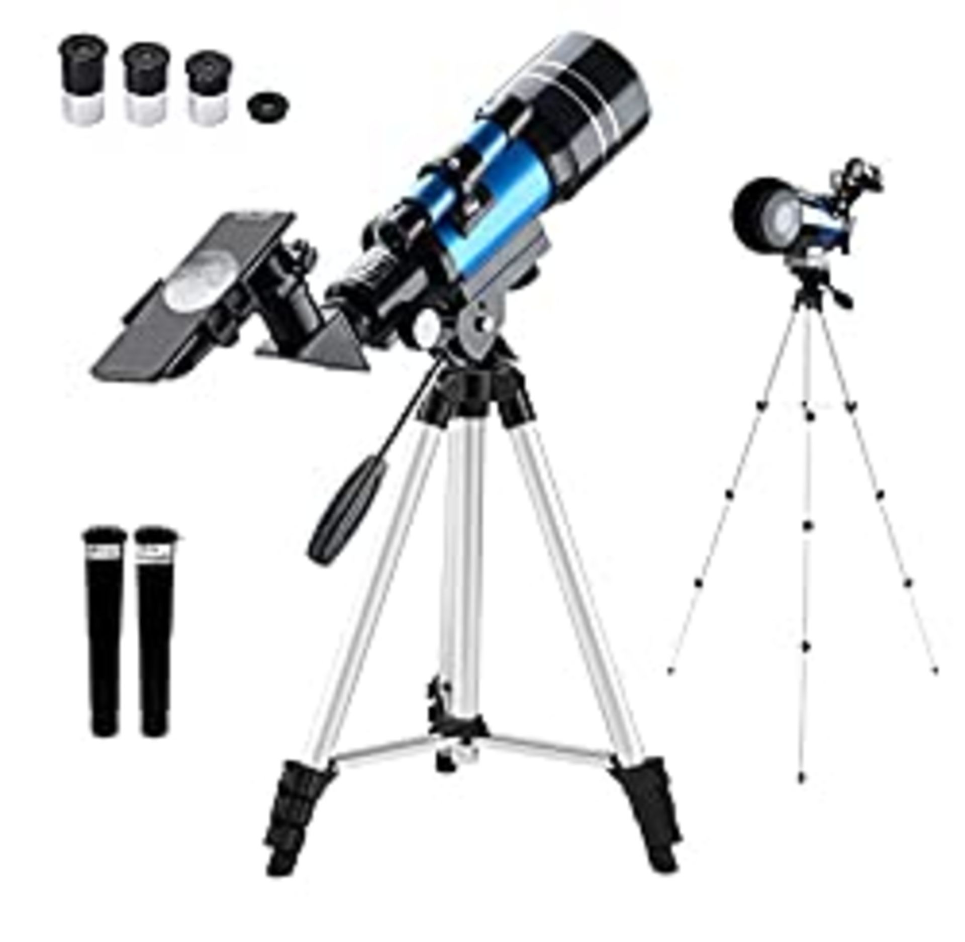 RRP £49.99 Astronomical telescope 30070 with extension-type tripod finderscope