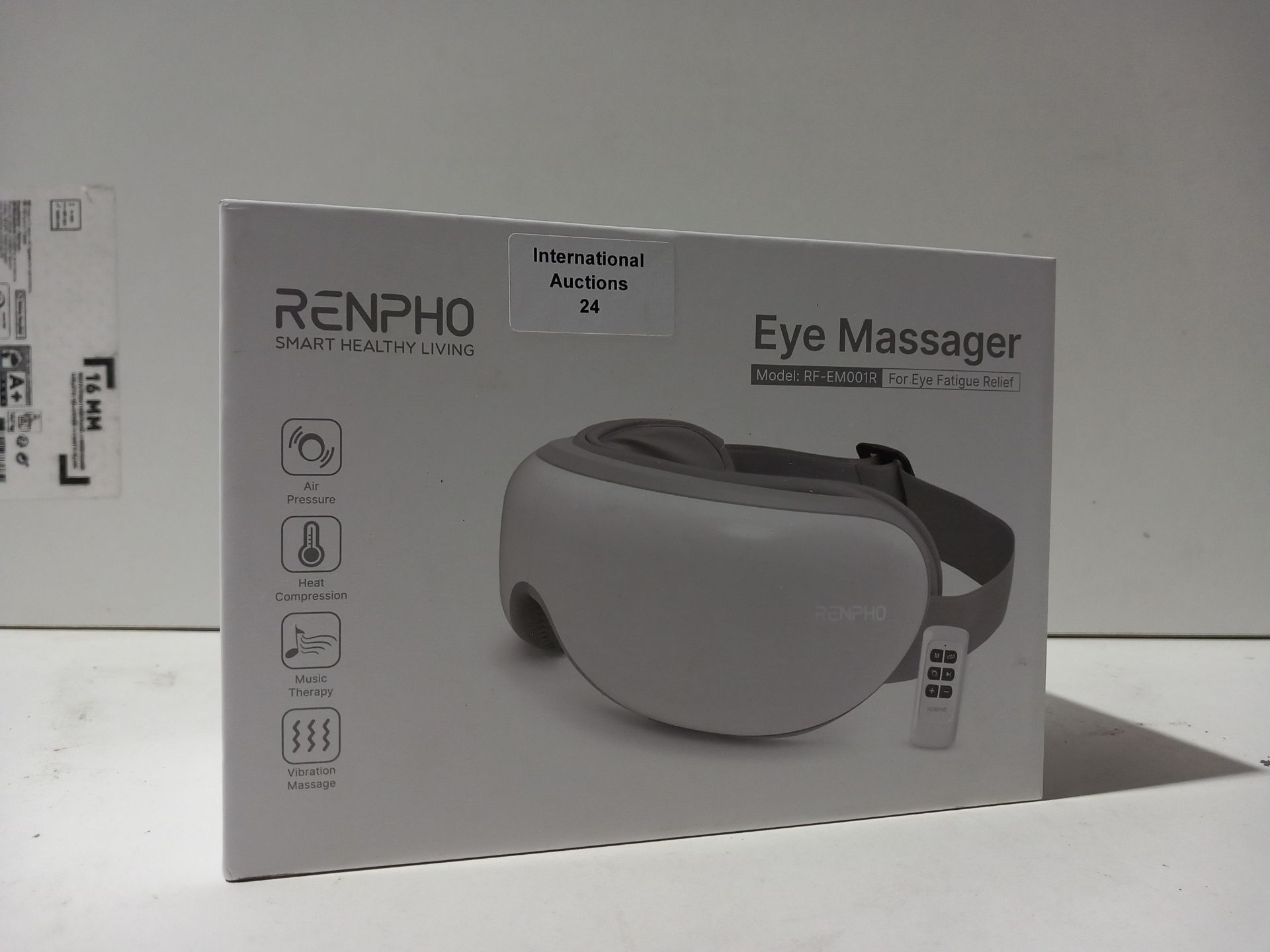 RRP £57.90 RENPHO - Eye Massager with Remote Control & Heat - Image 2 of 2